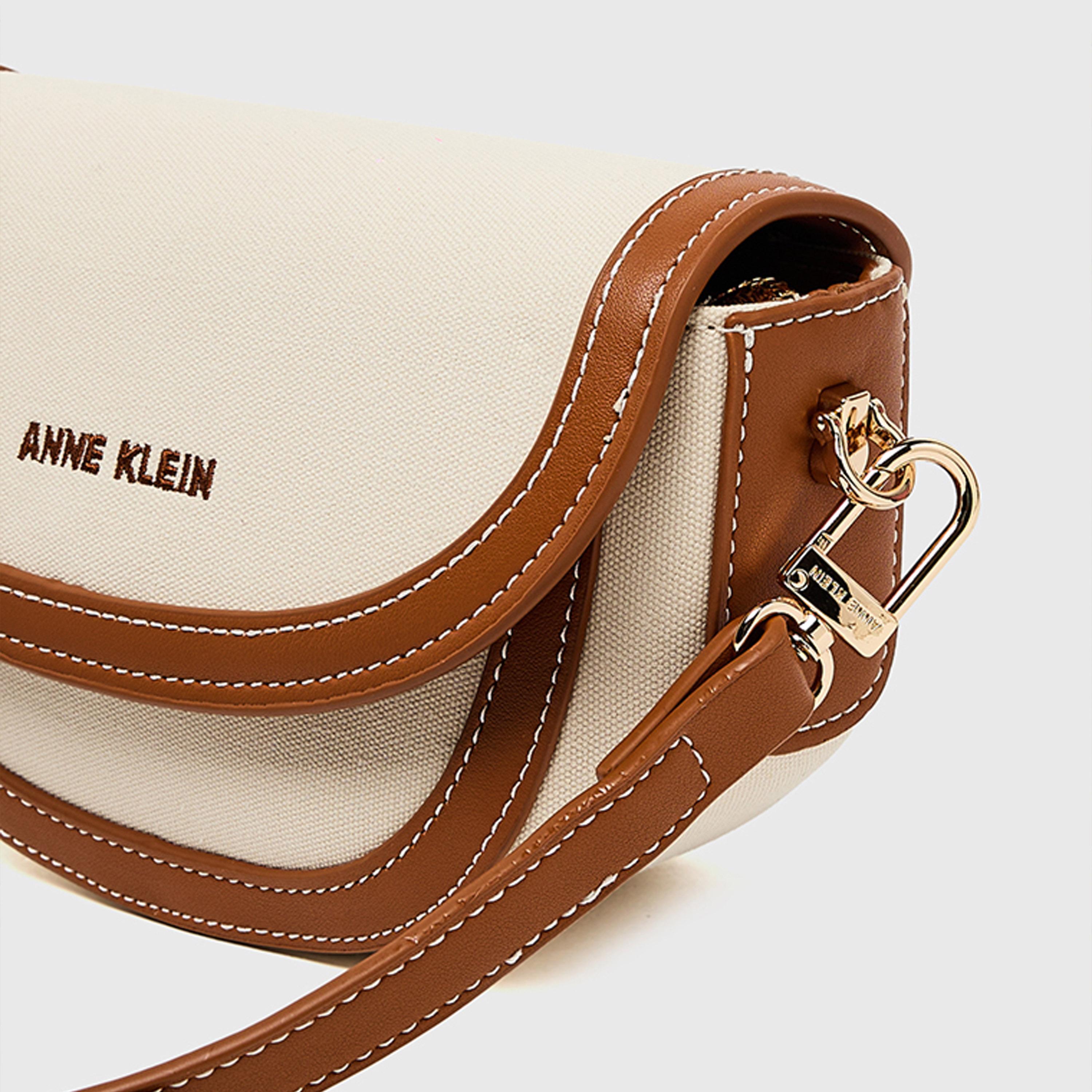 آن كلين - شنطة كروس بألوان متداخلة مع غطاء وحزام قابل للتعديل | 21.5 × 13 × 7.5 سم-women-bagsandwallets-handbags-image-5