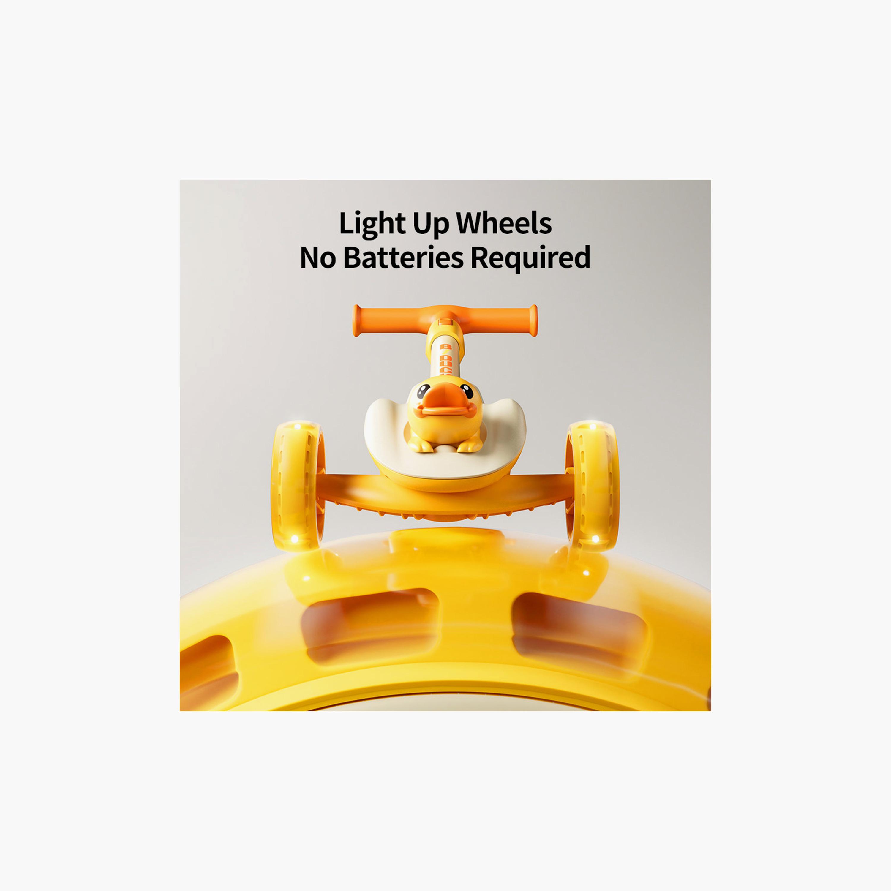 B Duck 3 LED Wheels Twist Scooter - Yellow-toys-outdoor-scooters-image-3