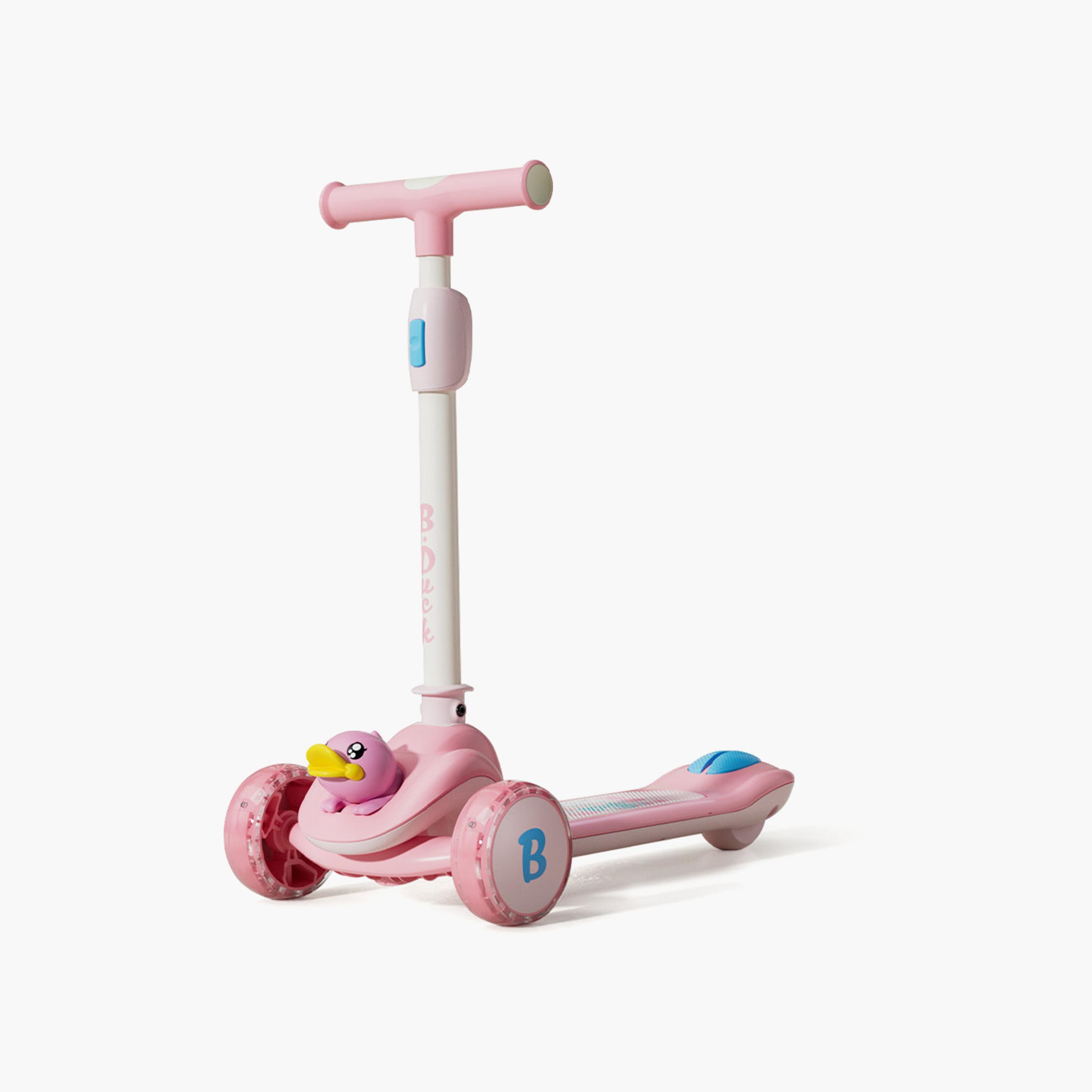B Duck 3 LED Wheels Twist Scooter - Pink-toys-outdoor-scooters-image-1