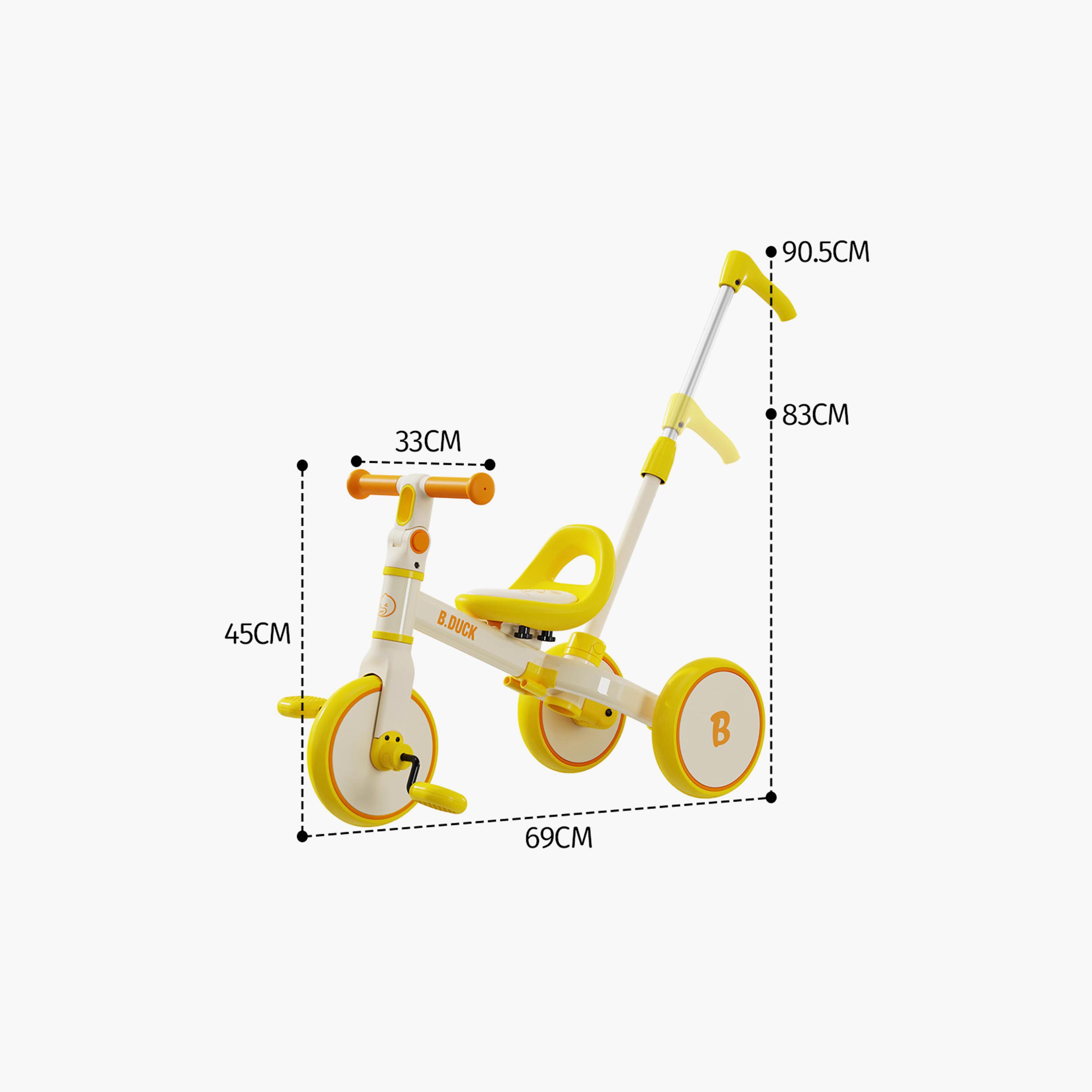 دراجة ثلاثية العجلات 4 في 1 مع مقبض دفع من بي داك-toys-outdoor-bikesandrideons-image-8