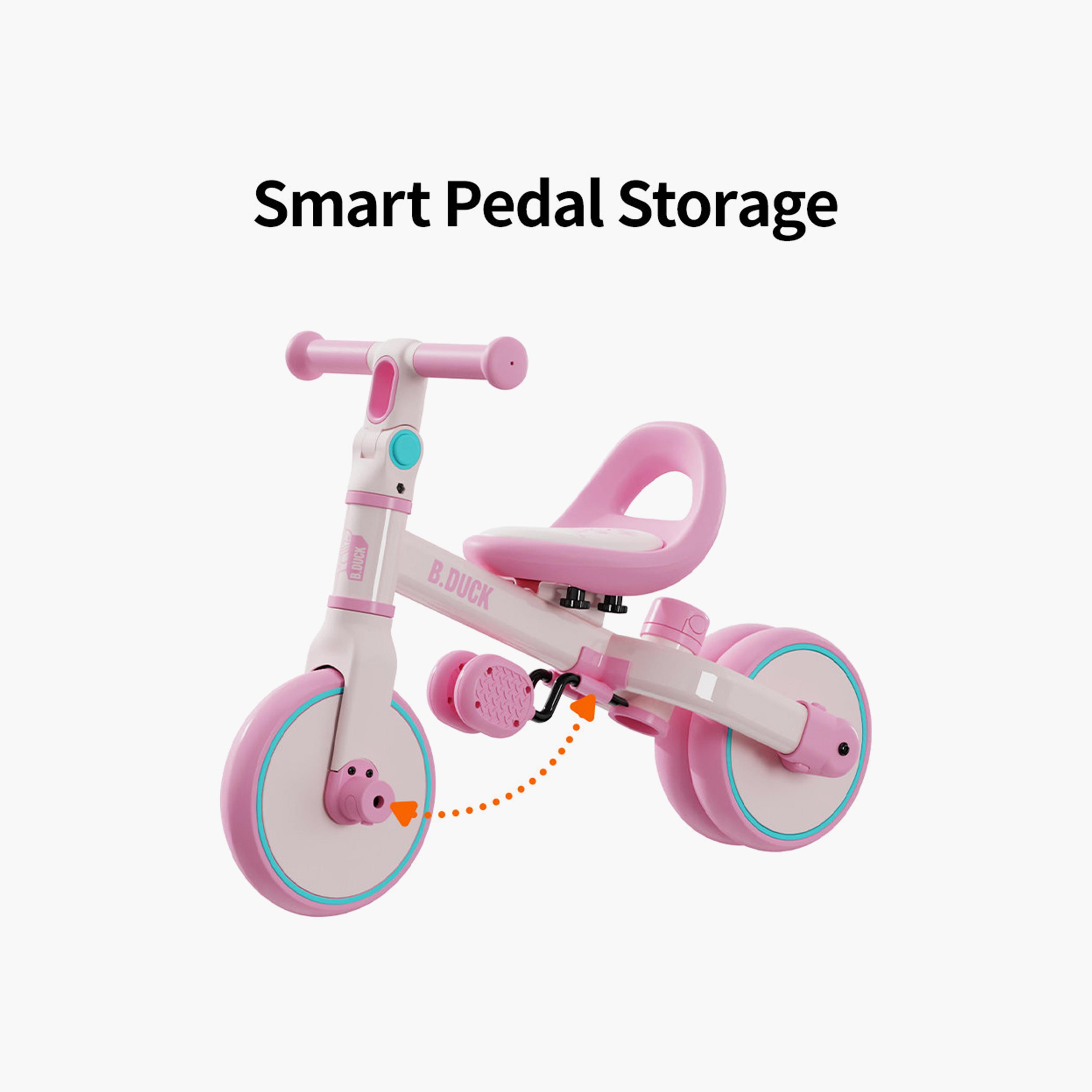 B Duck 4-In-1 Tricycle with Push Handle-toys-outdoor-bikesandrideons-image-6