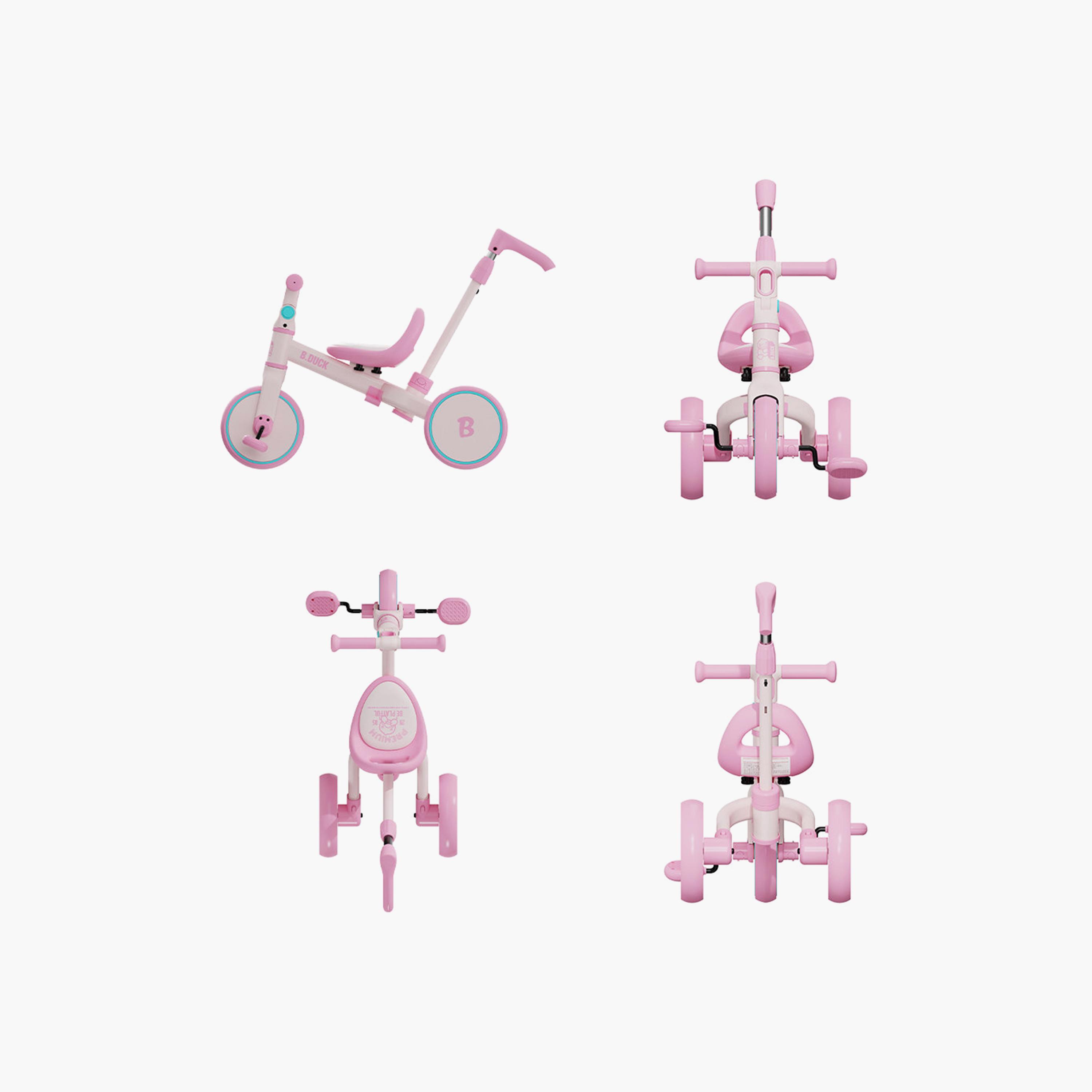 B Duck 4-In-1 Tricycle with Push Handle-toys-outdoor-bikesandrideons-image-7