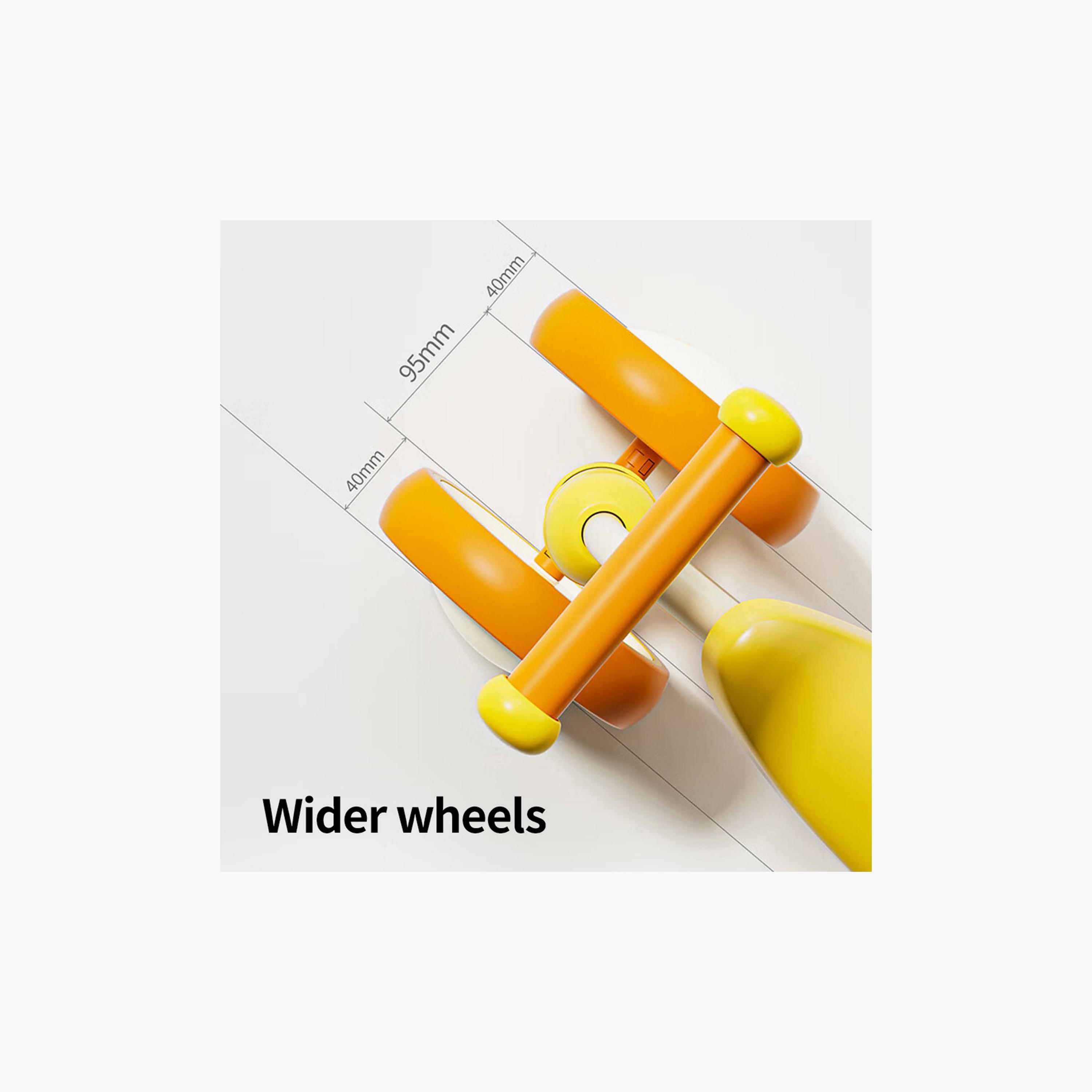 دراجة توازن مع مقابض وعجلات مانعة للانزلاق من بي داك - أصفر-toys-outdoor-bikesandrideons-image-3