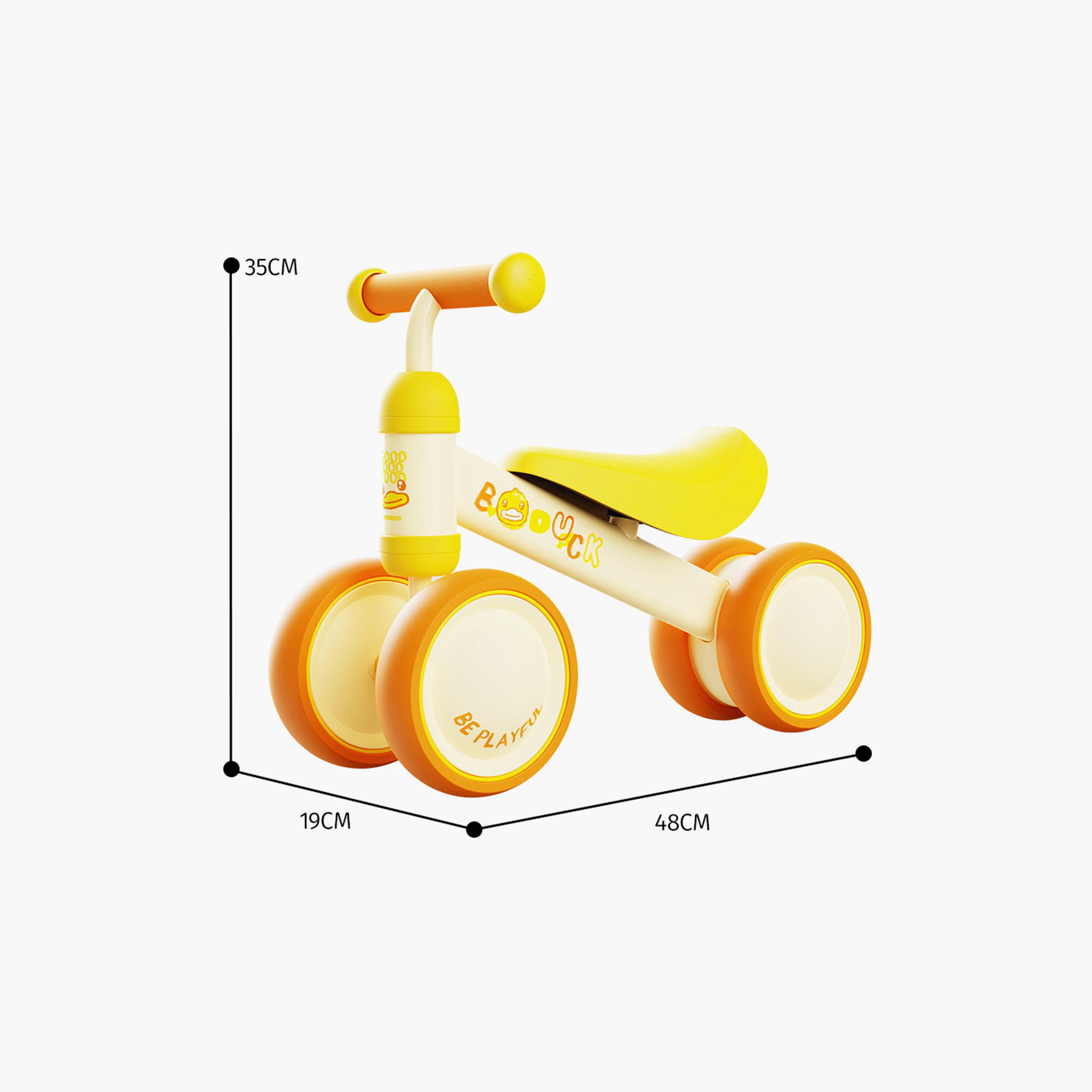 دراجة توازن مع مقابض وعجلات مانعة للانزلاق من بي داك - أصفر-toys-outdoor-bikesandrideons-image-7