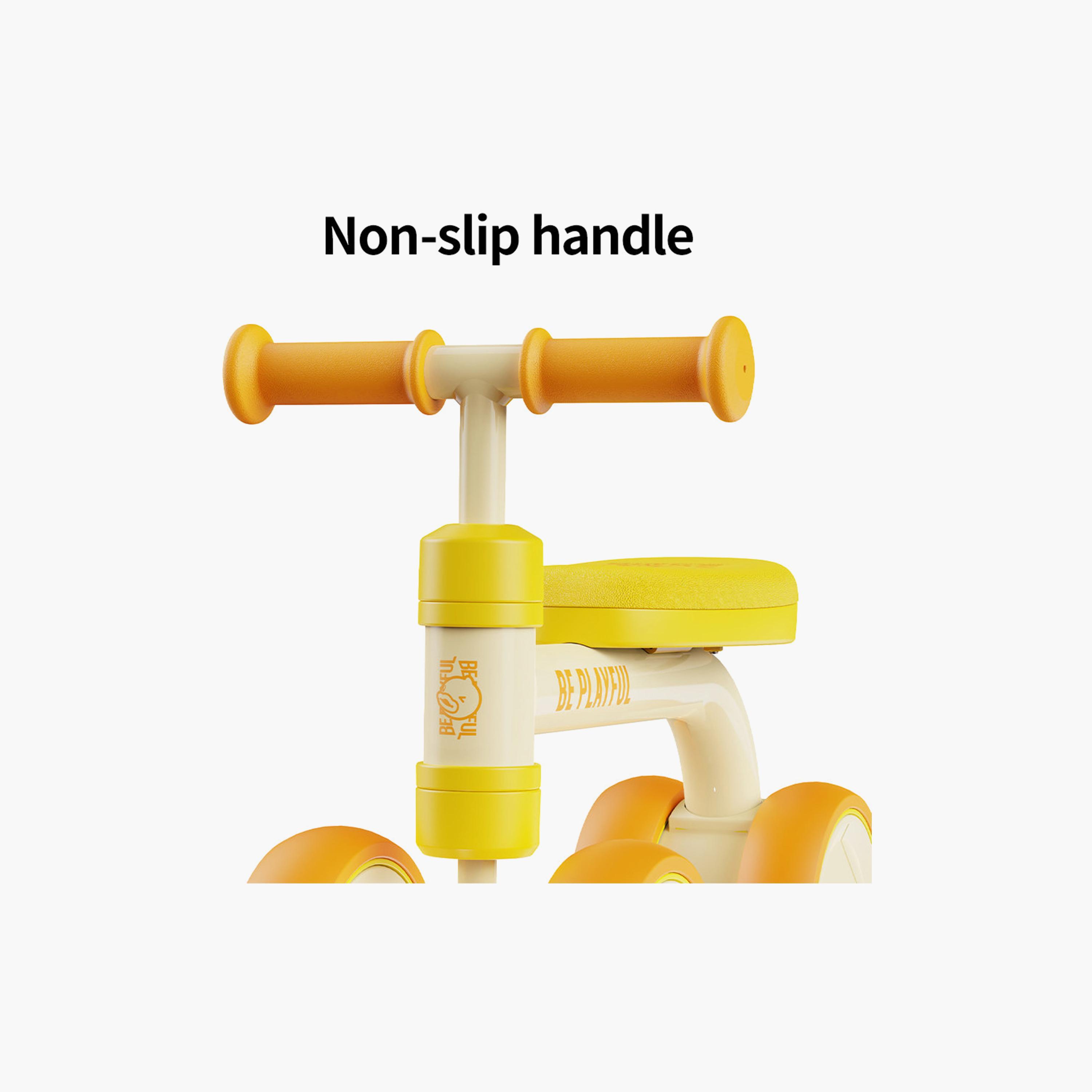 B Duck Balance Bike with Anti-Slip Handle & Wheels - Orange-toys-outdoor-bikesandrideons-image-3