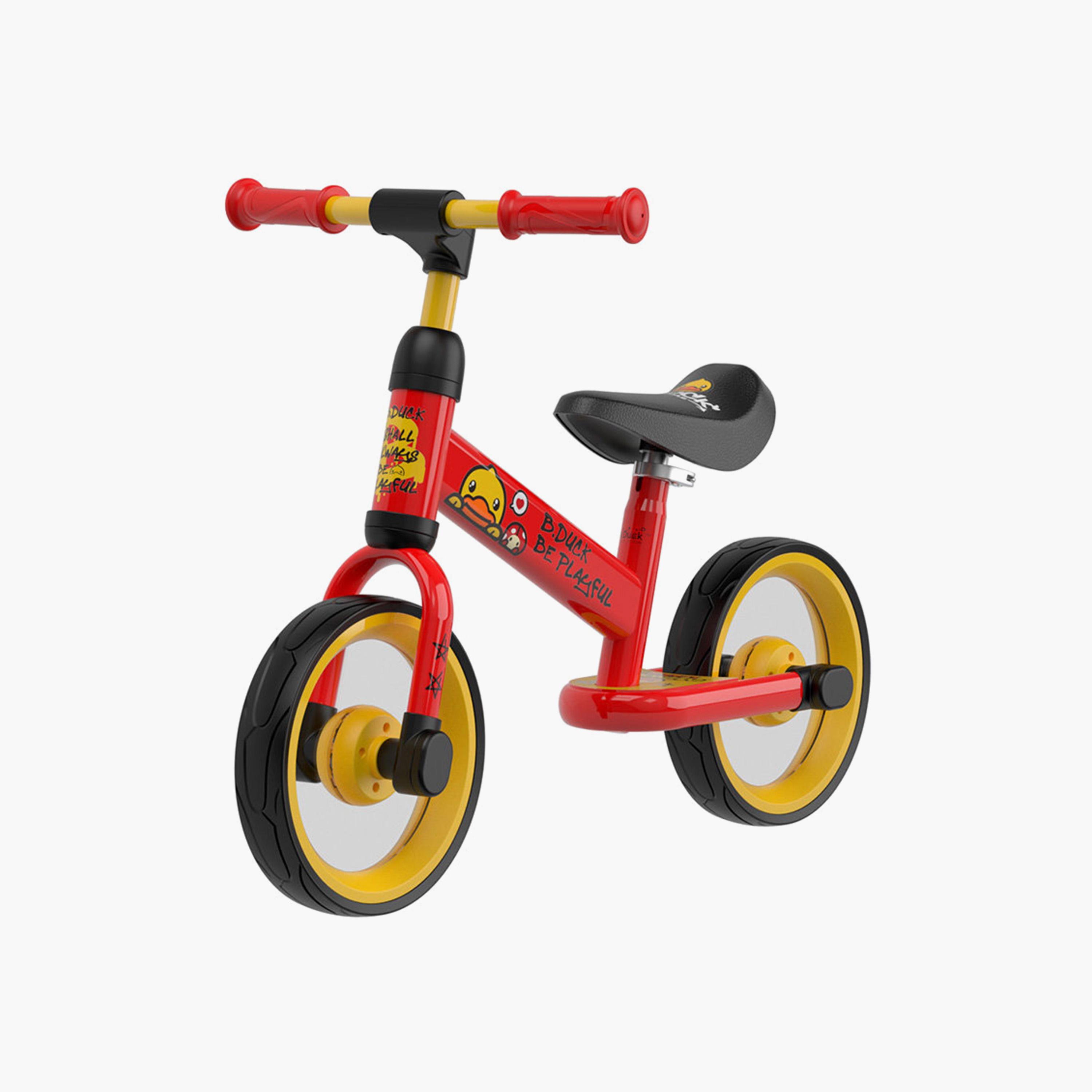 B Duck Balance Bike with Height Adjustable Saddle, Anti-Slip Handle & Wheels-toys-outdoor-bikesandrideons-bikes-image-1
