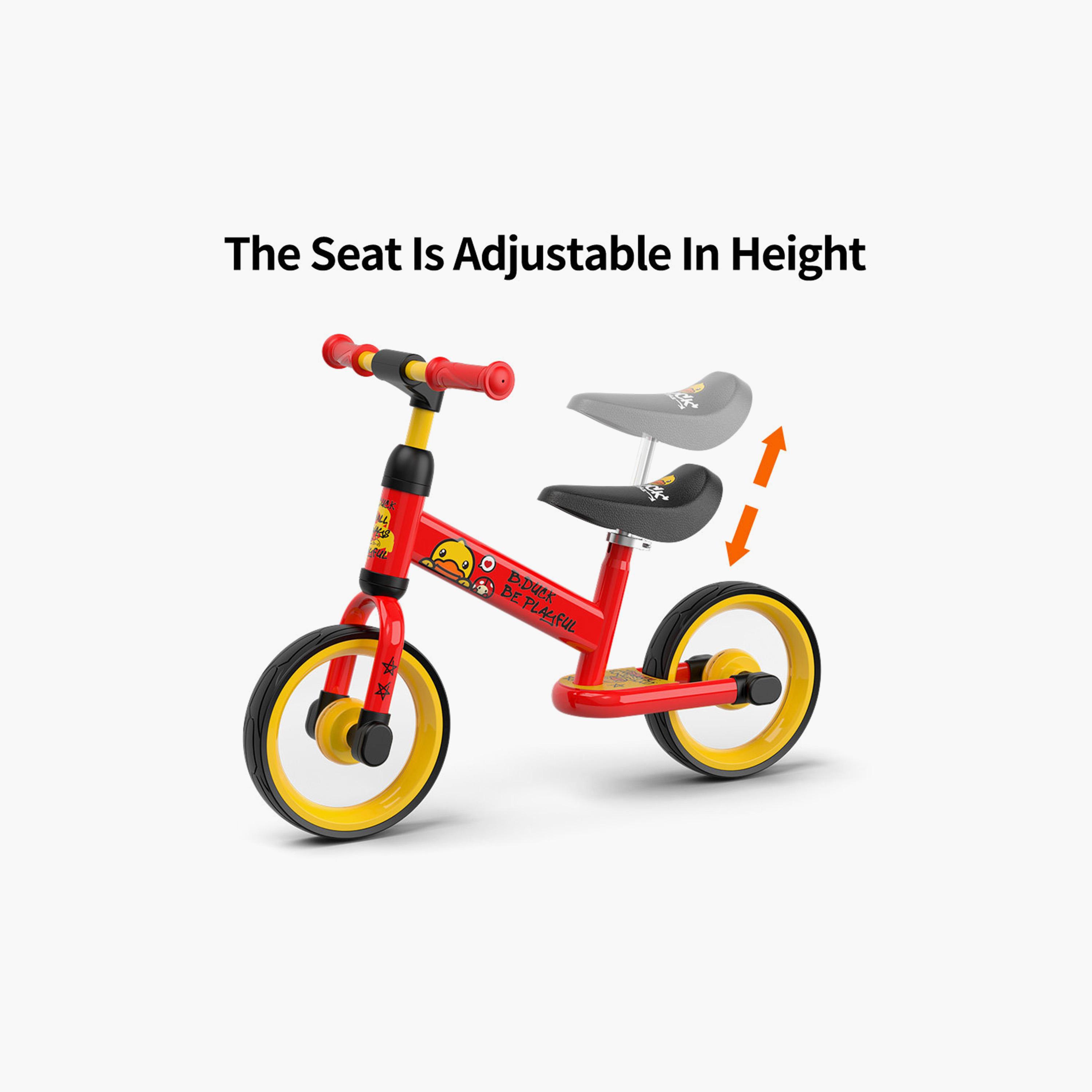 B Duck Balance Bike with Height Adjustable Saddle, Anti-Slip Handle & Wheels-toys-outdoor-bikesandrideons-bikes-image-3