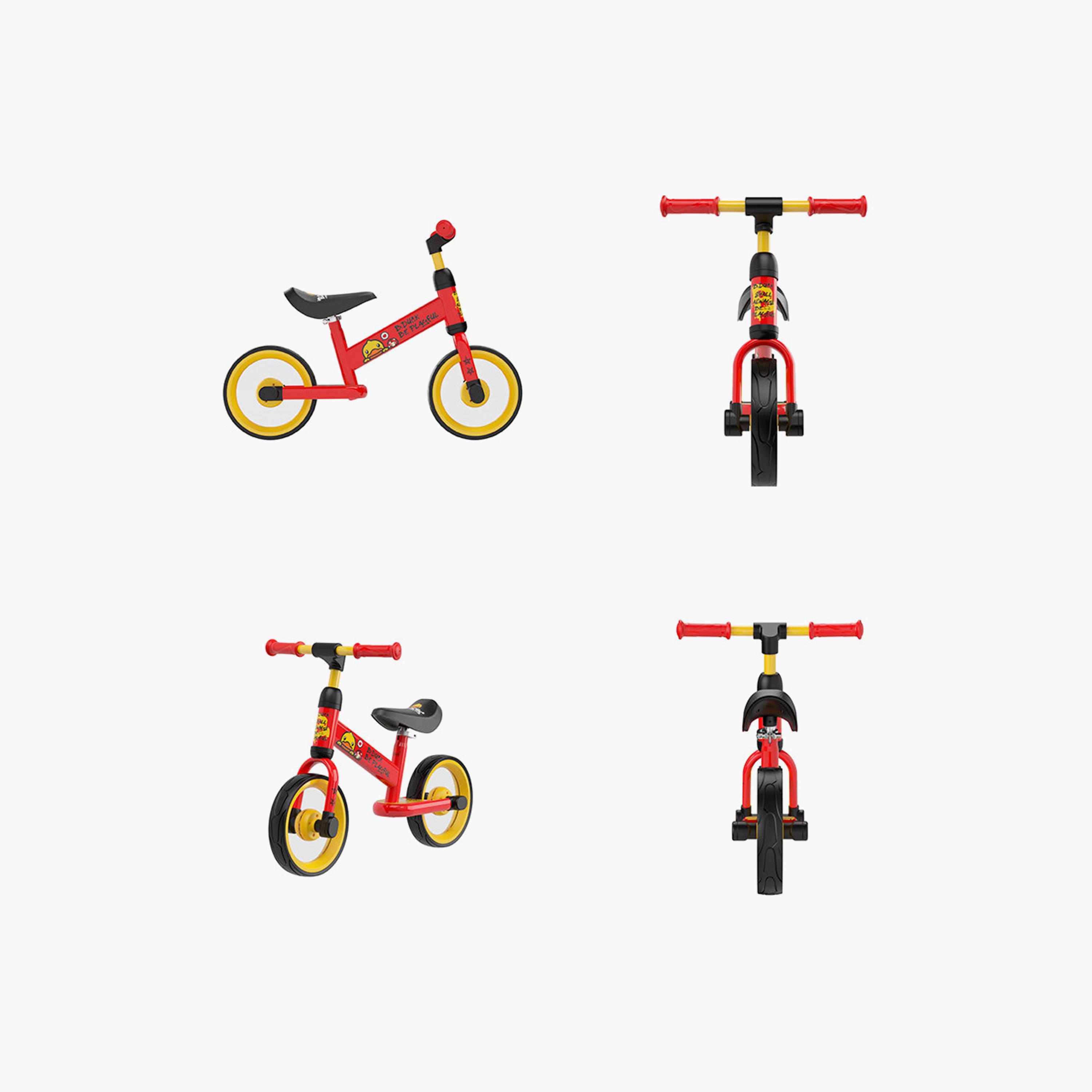 B Duck Balance Bike with Height Adjustable Saddle, Anti-Slip Handle & Wheels-toys-outdoor-bikesandrideons-bikes-image-5