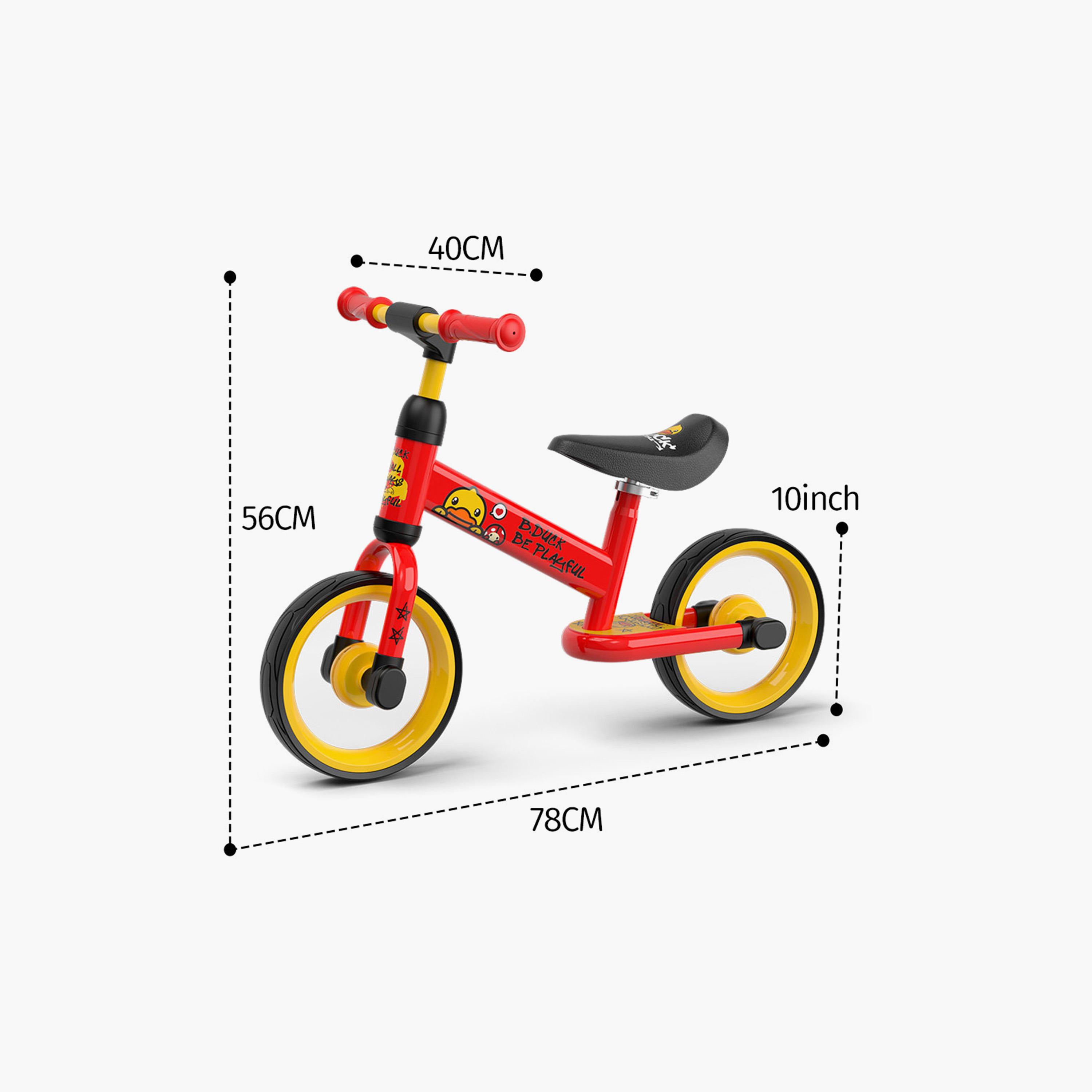 B Duck Balance Bike with Height Adjustable Saddle, Anti-Slip Handle & Wheels-toys-outdoor-bikesandrideons-bikes-image-6