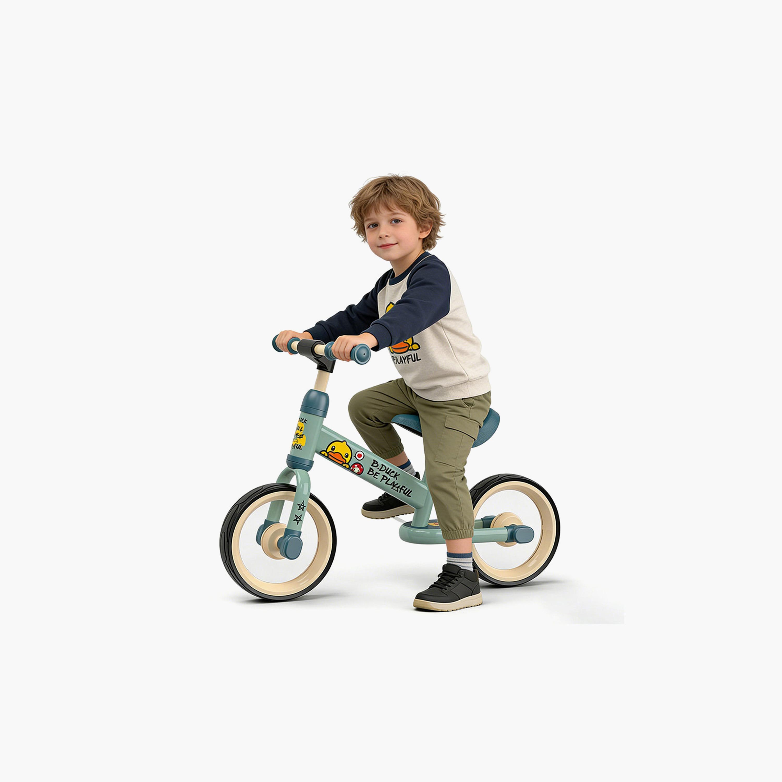 B Duck Balance Bike with Height Adjustable Saddle, Anti-Slip Handle & Wheels-toys-outdoor-bikesandrideons-bikes-image-2
