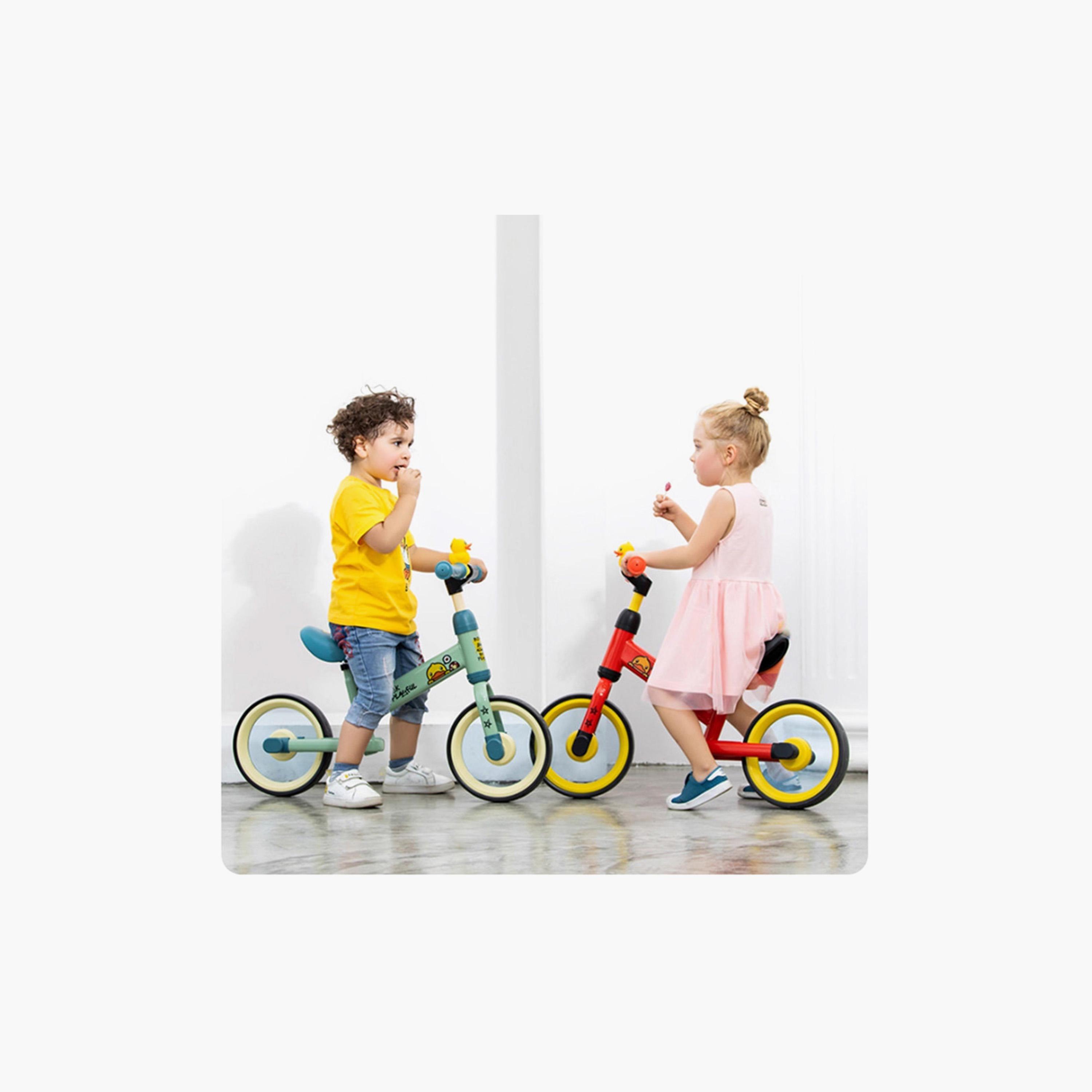 B Duck Balance Bike with Height Adjustable Saddle, Anti-Slip Handle & Wheels-toys-outdoor-bikesandrideons-bikes-image-6