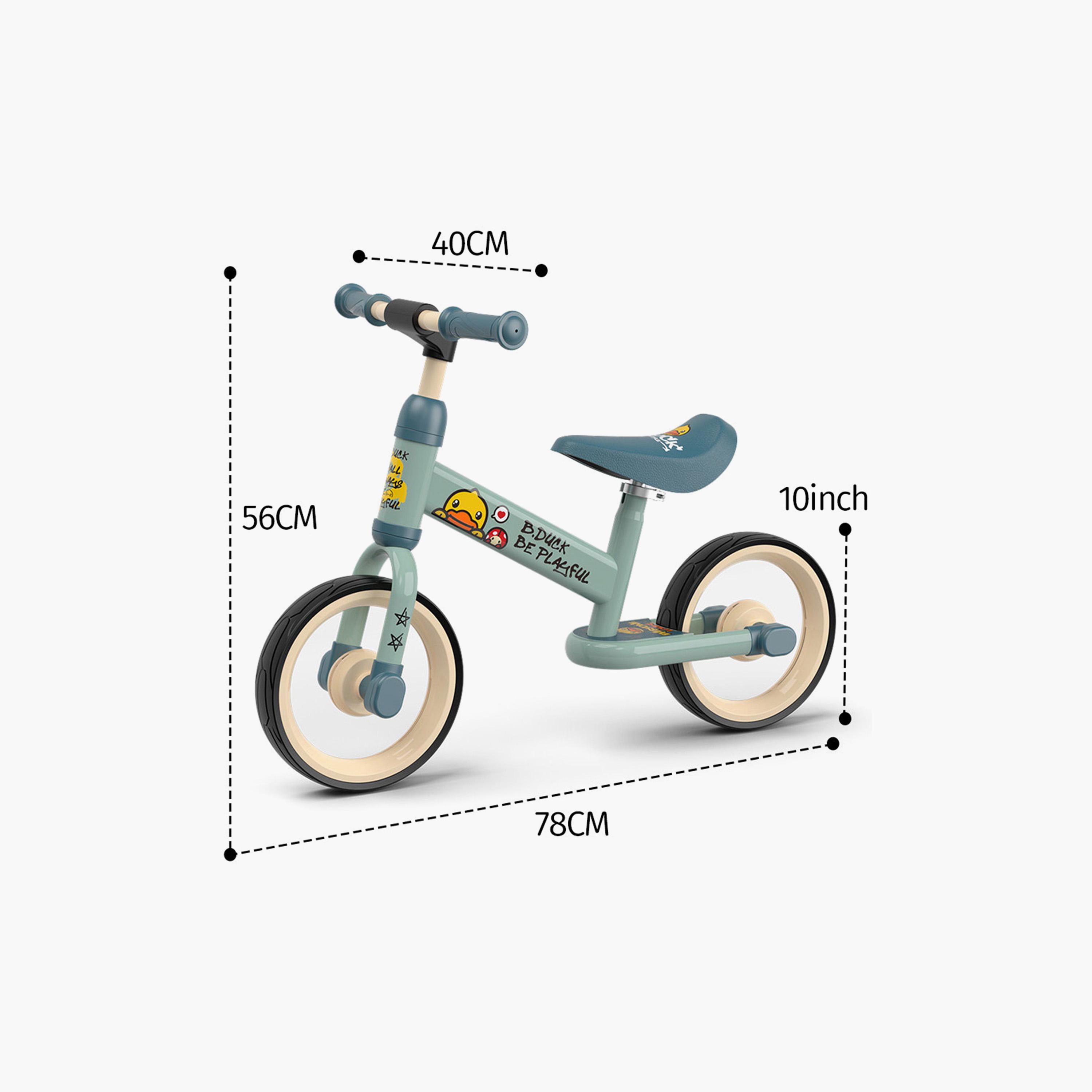 B Duck Balance Bike with Height Adjustable Saddle, Anti-Slip Handle & Wheels-toys-outdoor-bikesandrideons-bikes-image-7