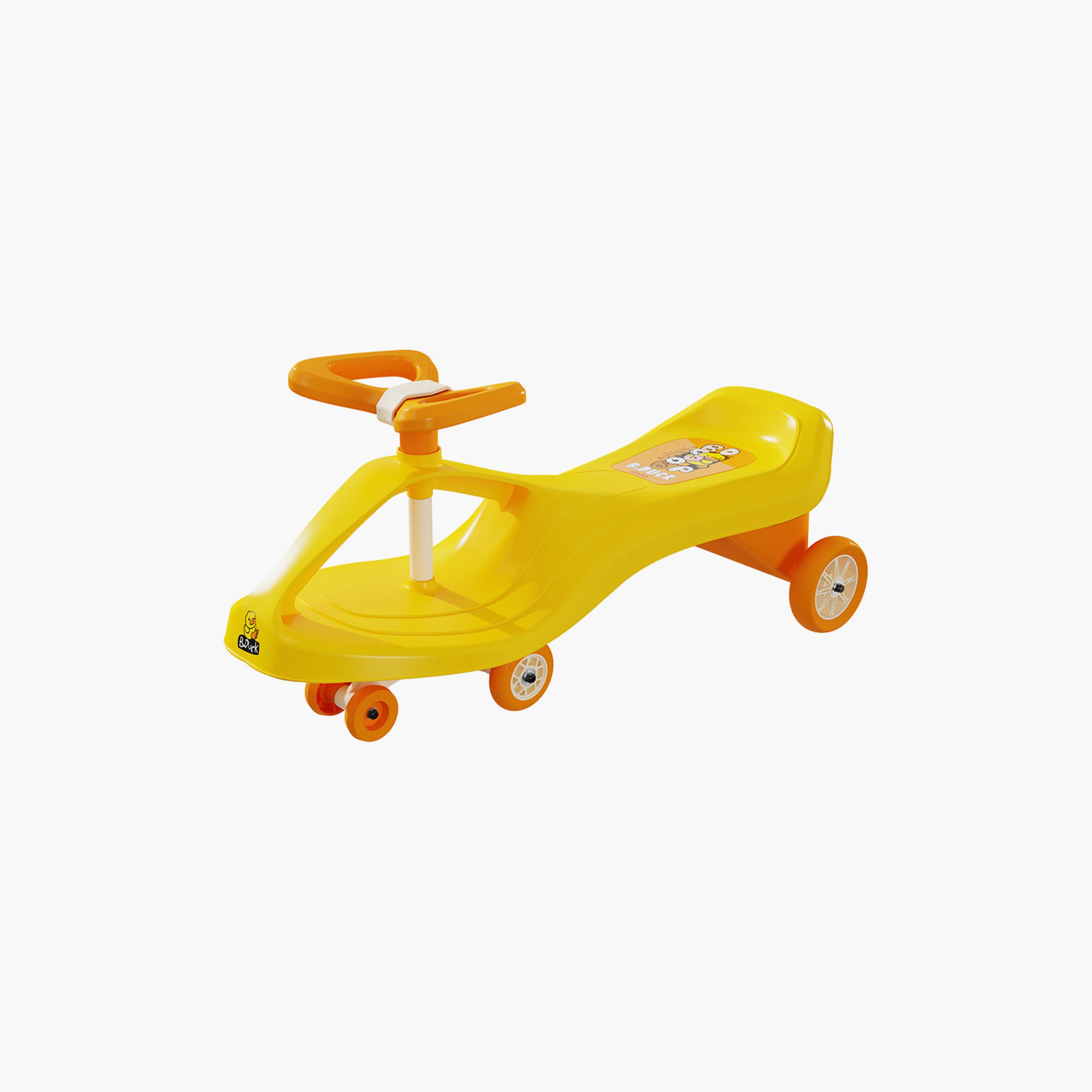 لعبة ركوب سيارة "تويست" مع عجلة قيادة تدور 360 درجة من بي داك - أصفر-toys-outdoor-bikesandrideons-manualrideons-image-1