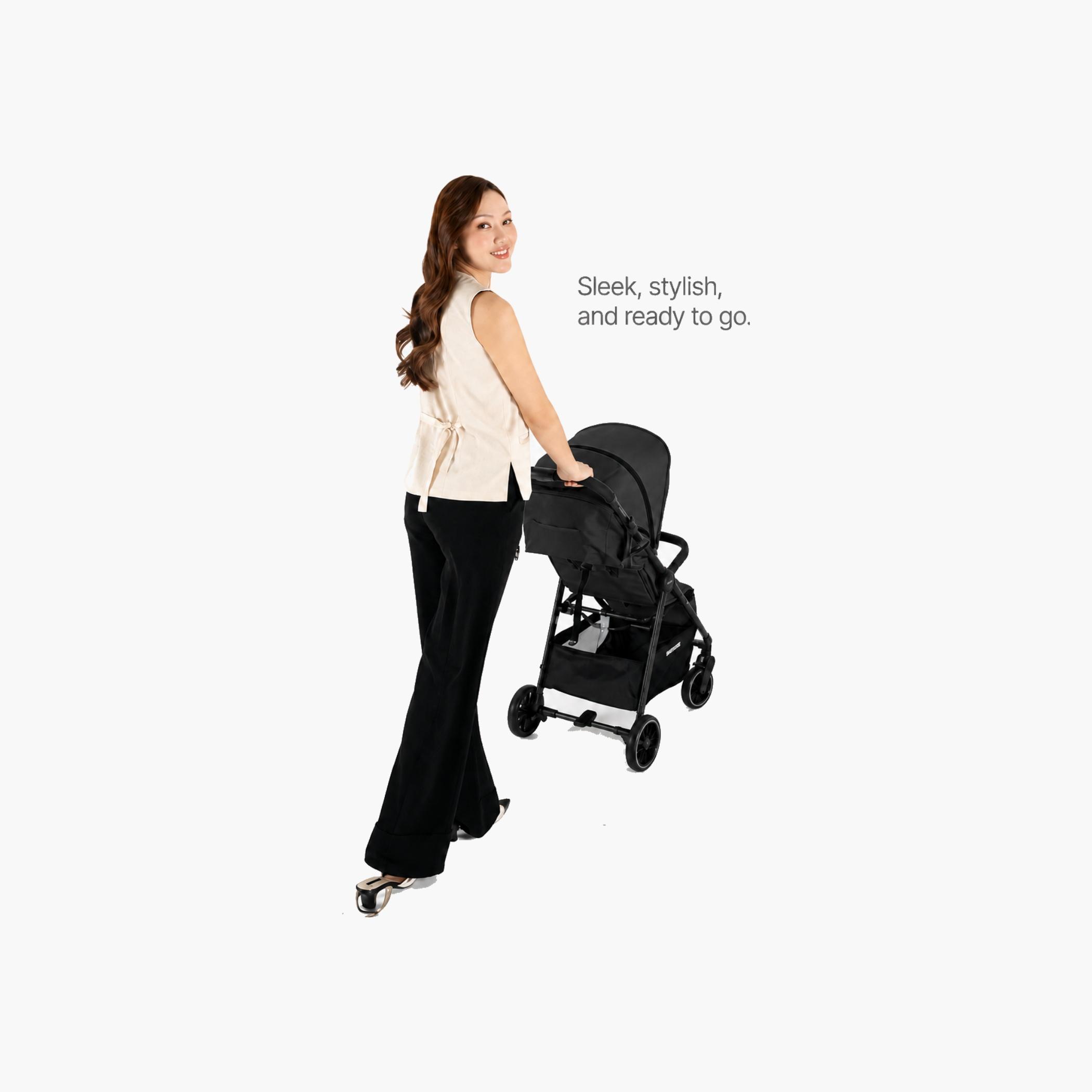 Babydoes Calverton - One-Hand Folding Baby Stroller, 5-Point Harness, Adjustable Backrest & Footrest, 0 to 3 Y (22 kg)-baby-gear-strollersandprams-strollers-image-10