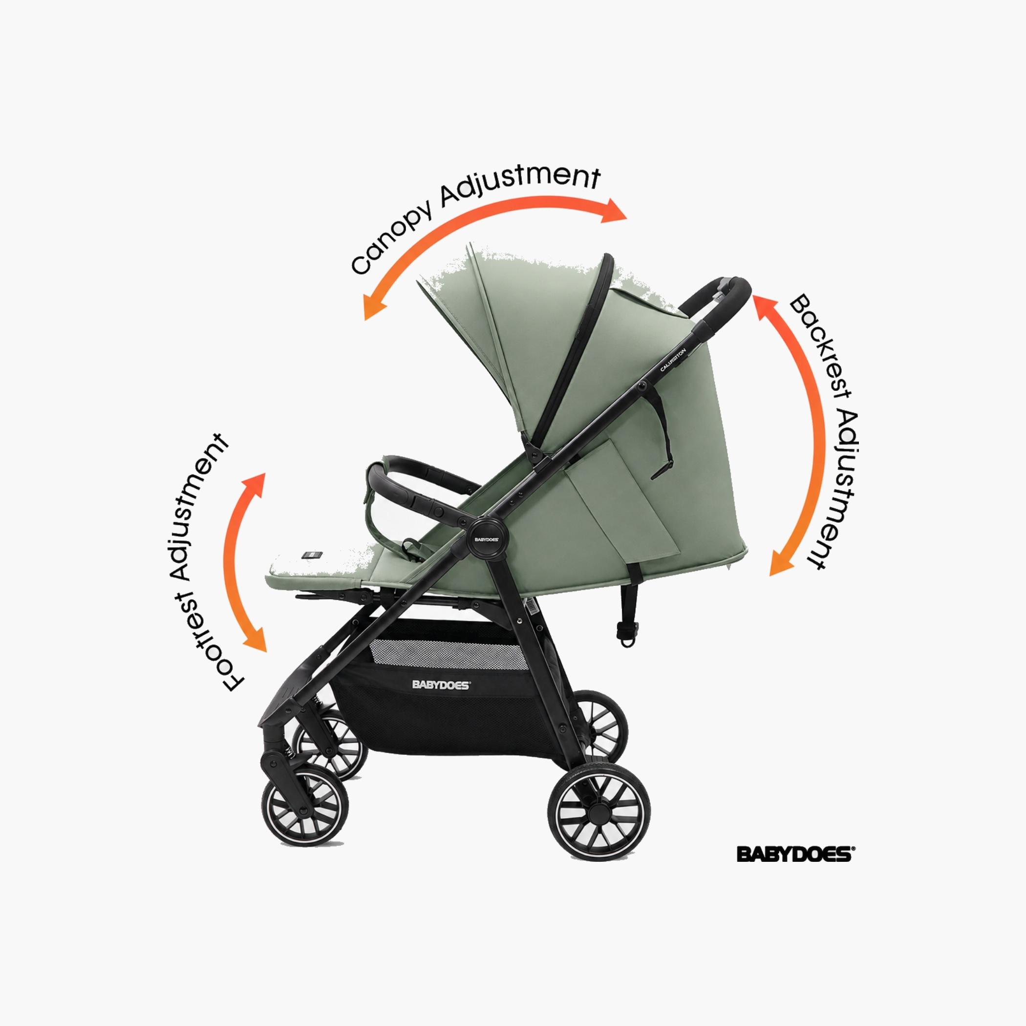Babydoes Calverton - One-Hand Folding Baby Stroller, 5-Point Harness, Adjustable Backrest & Footrest, 0 to 3 Y (22 kg)-baby-gear-strollersandprams-strollers-image-8