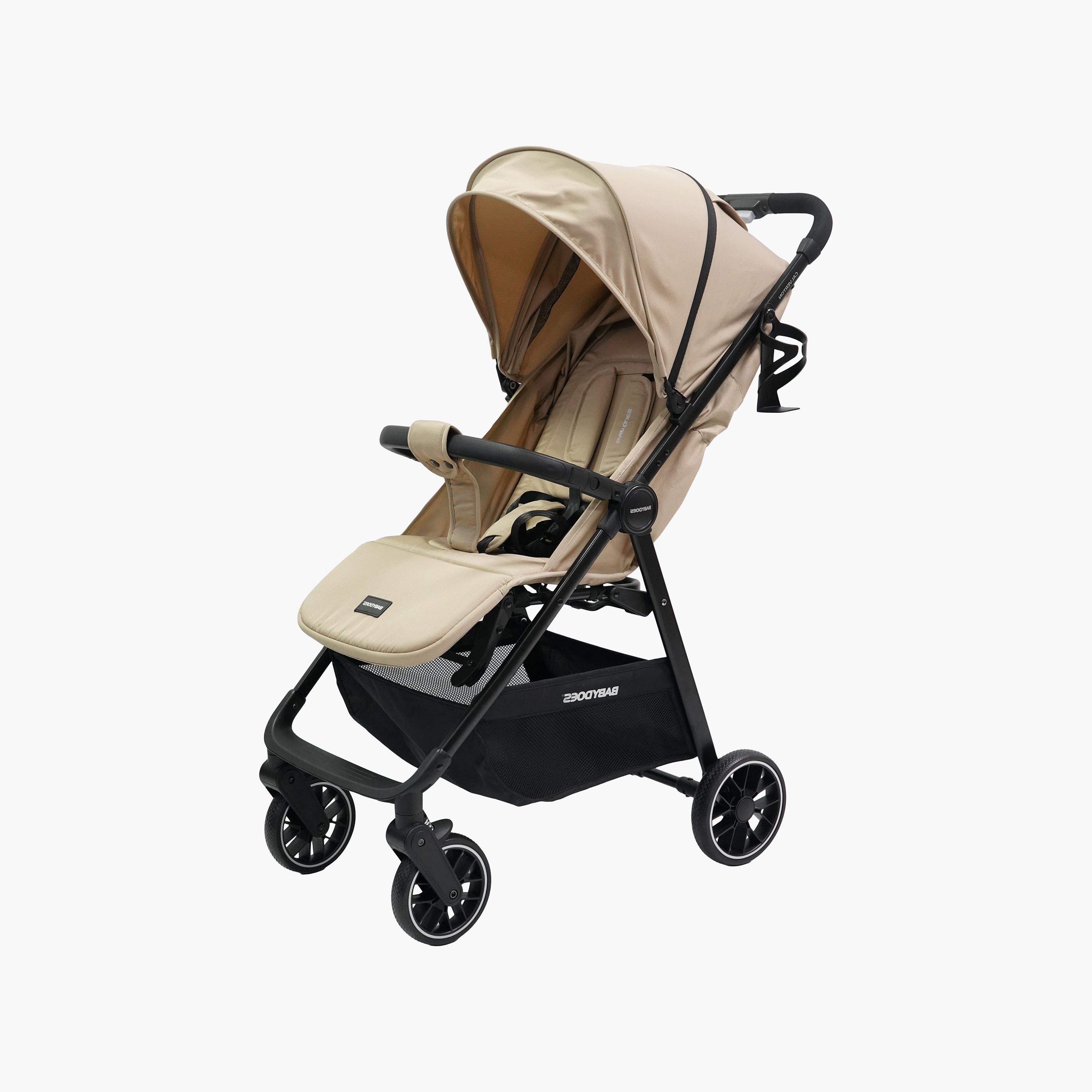 عربة أطفال قابلة للطي بيد واحدة مع حزام أمان بـ 5 نقاط - حتى 22 كجم من بيبيدوز-baby-gear-strollersandprams-strollers-image-1