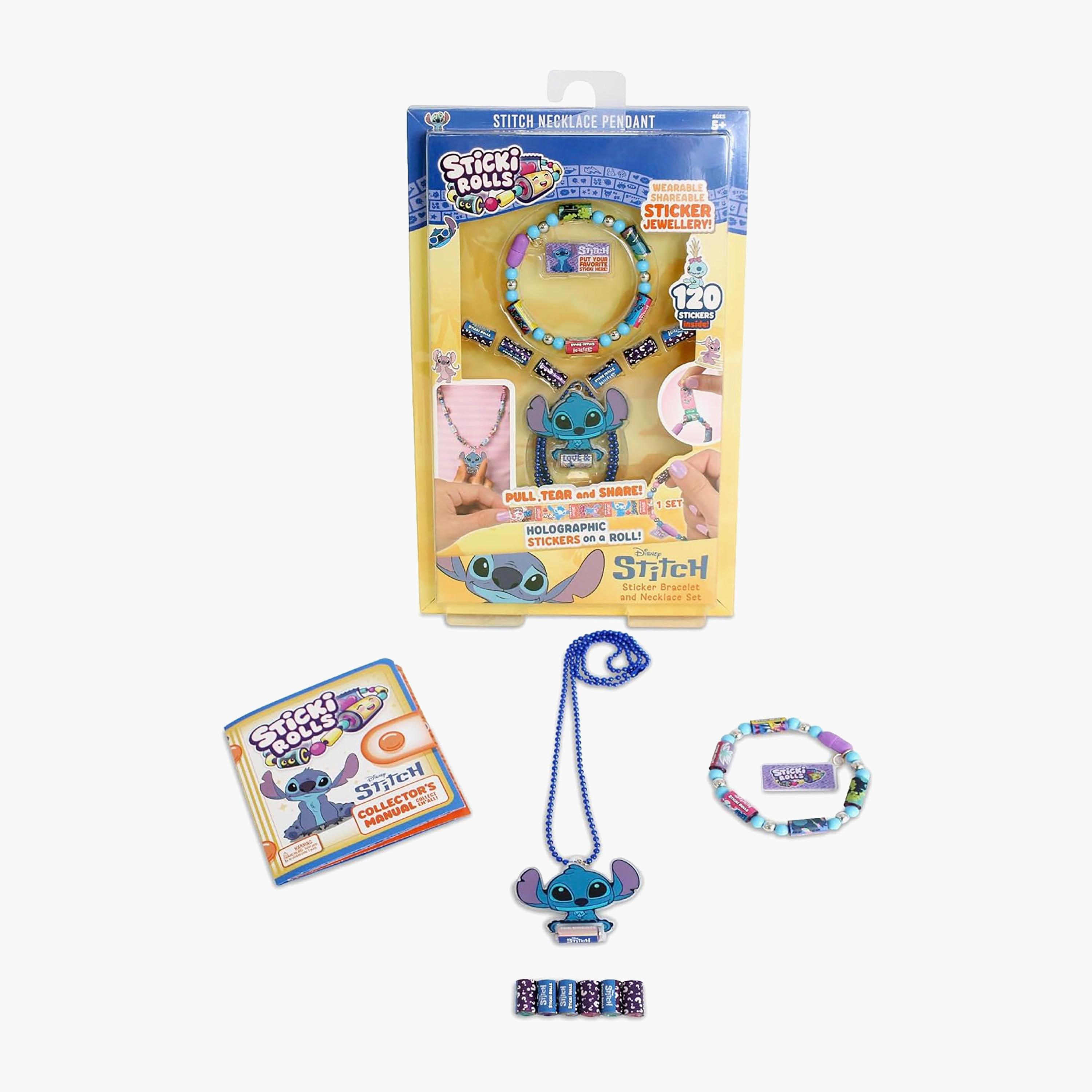 Sky Castle Sticki Rolls Collectible Sticker Bracelet & Necklace Set-school-artsandcrafts-image-1