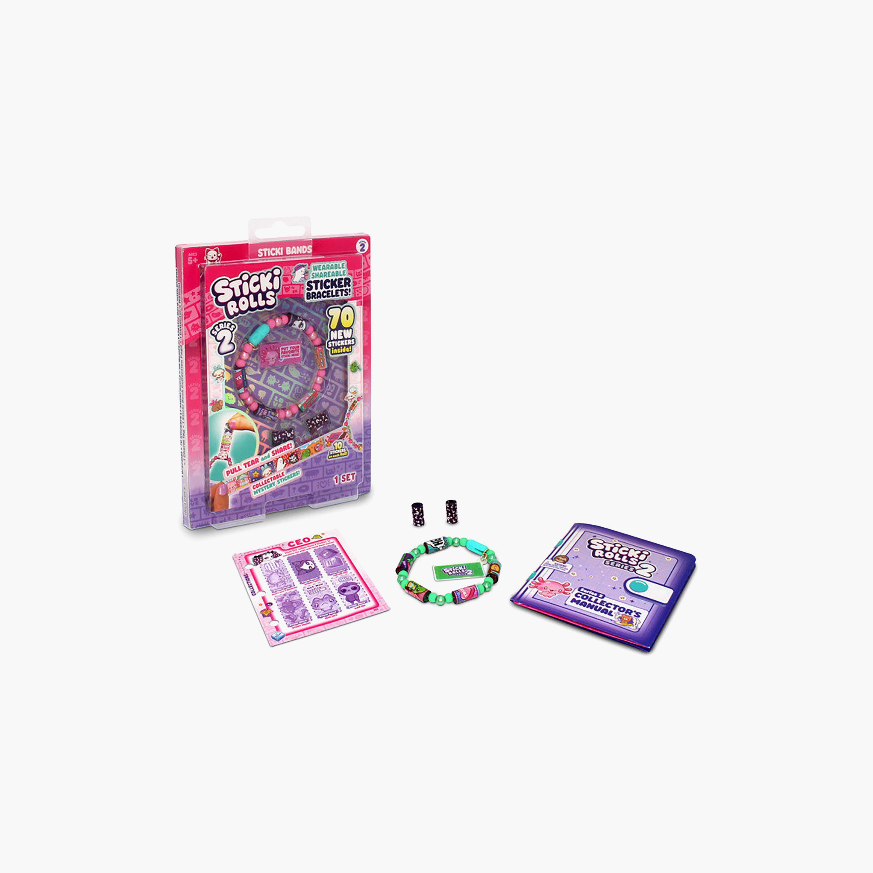 Sky Castle Sticki Rolls Series 2 Collectible Sticker Bracelet Set-school-artsandcrafts-image-1