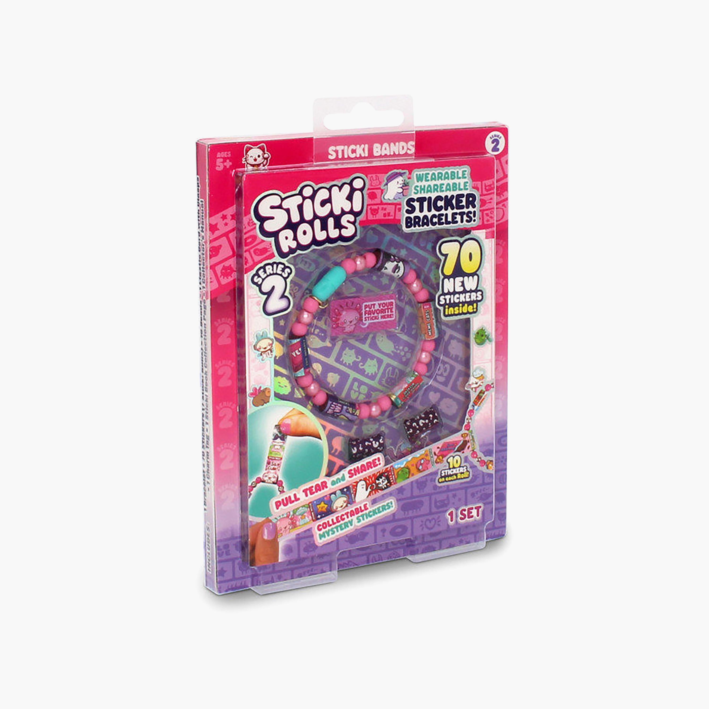 Sky Castle Sticki Rolls Series 2 Collectible Sticker Bracelet Set-school-artsandcrafts-image-2
