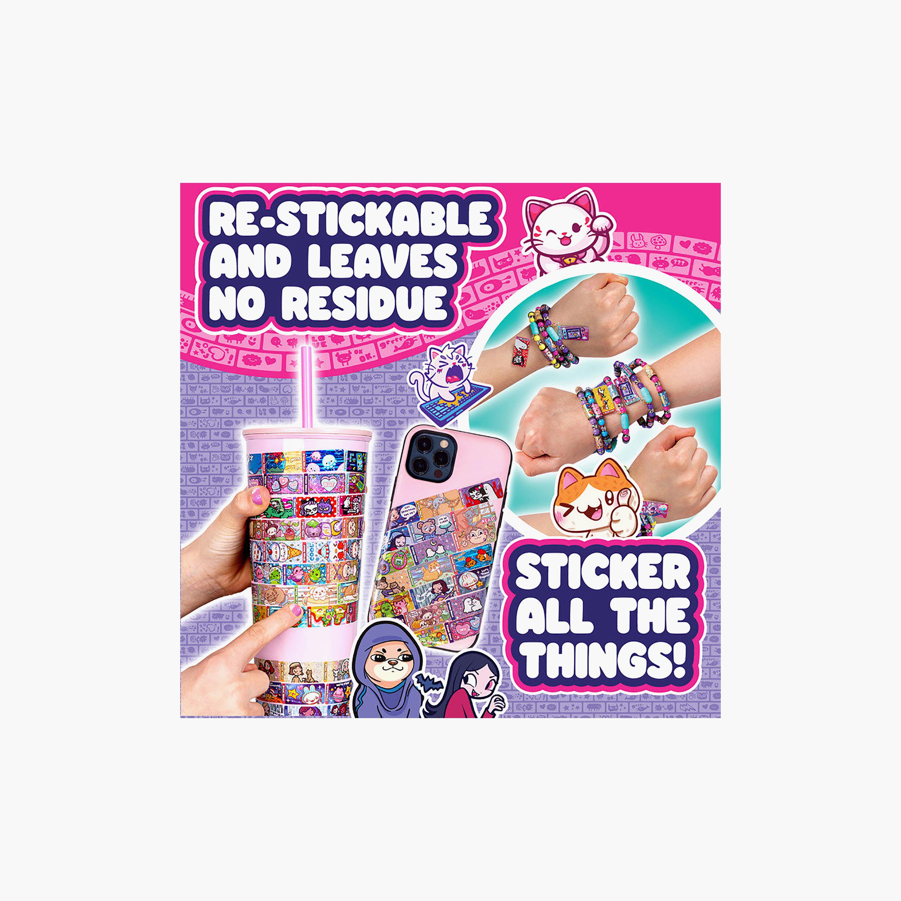 Sky Castle Sticki Rolls Series 2 Collectible Sticker Bracelet Set-school-artsandcrafts-image-4