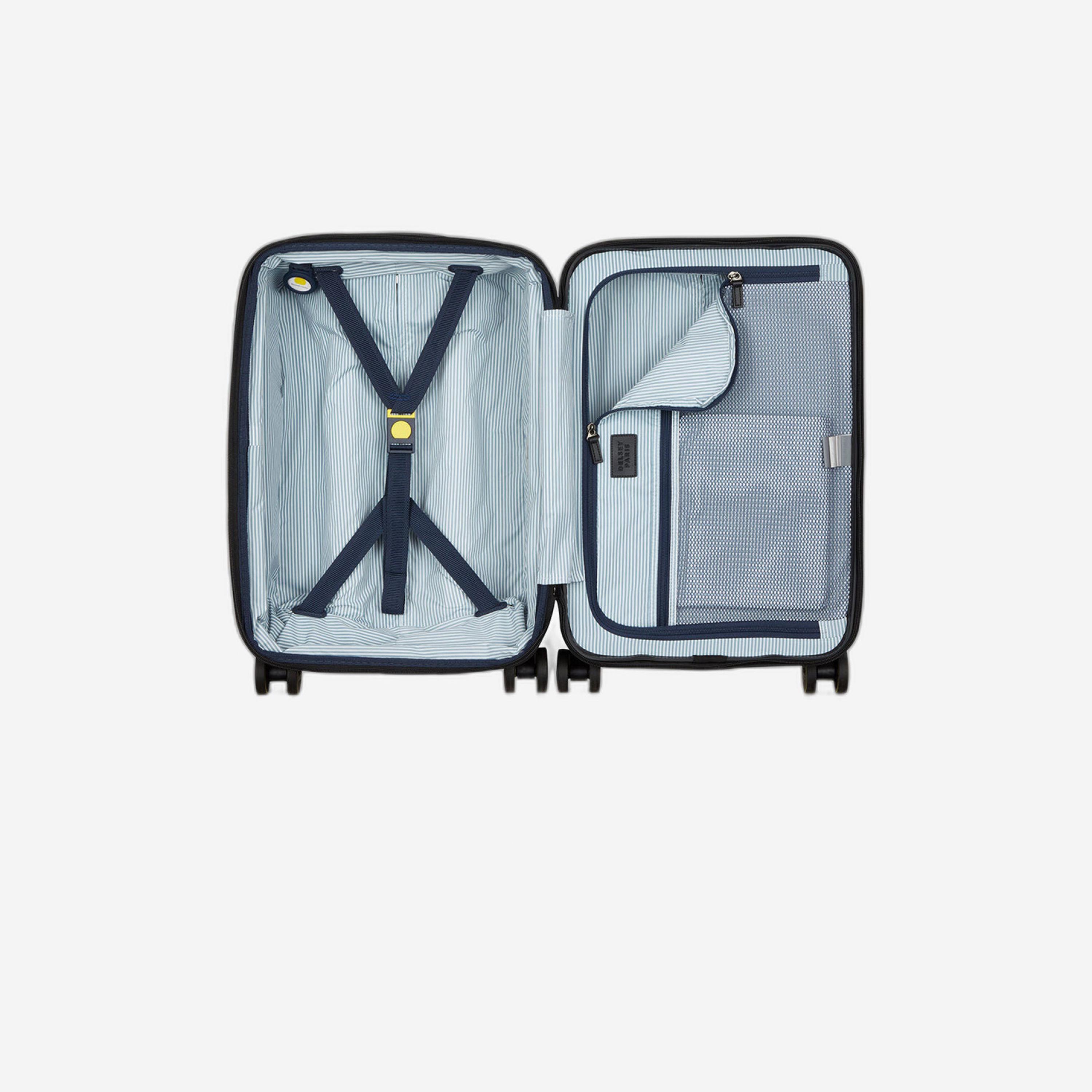 Delsey Paris Cadence 55 CM Small Cabin Polycarbonate with ABS Hard Sided 4-Wheeler Spinner Trolley Bag with TSA Lock-travel-luggagesandbags-luggage-image-6