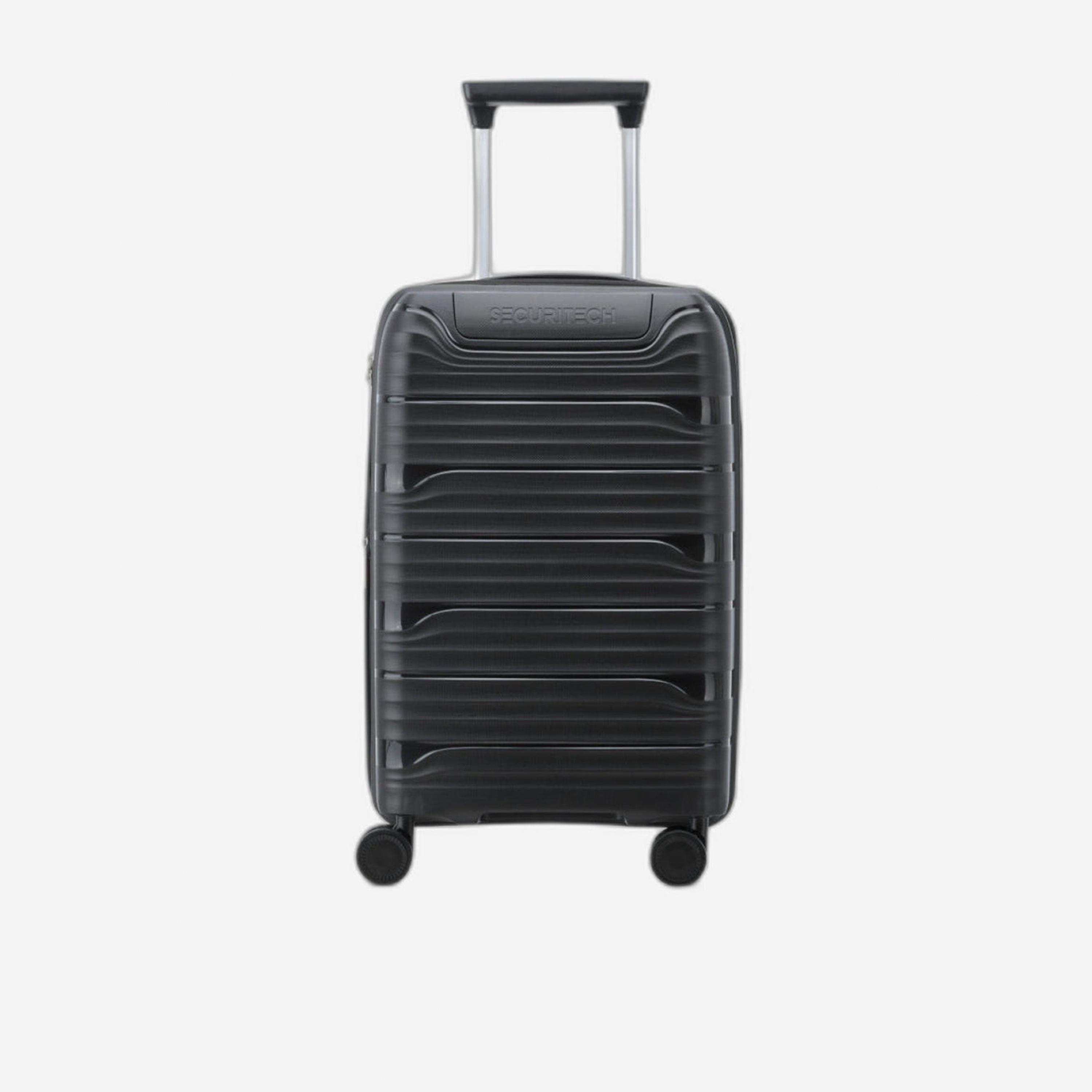 Delsey Paris Securitech Dune Set of 3 Polycarbonate with ABS Hard Sided 4-Wheeler Spinner Trolley Bag with TSA Lock-travel-luggagesandbags-luggage-image-5
