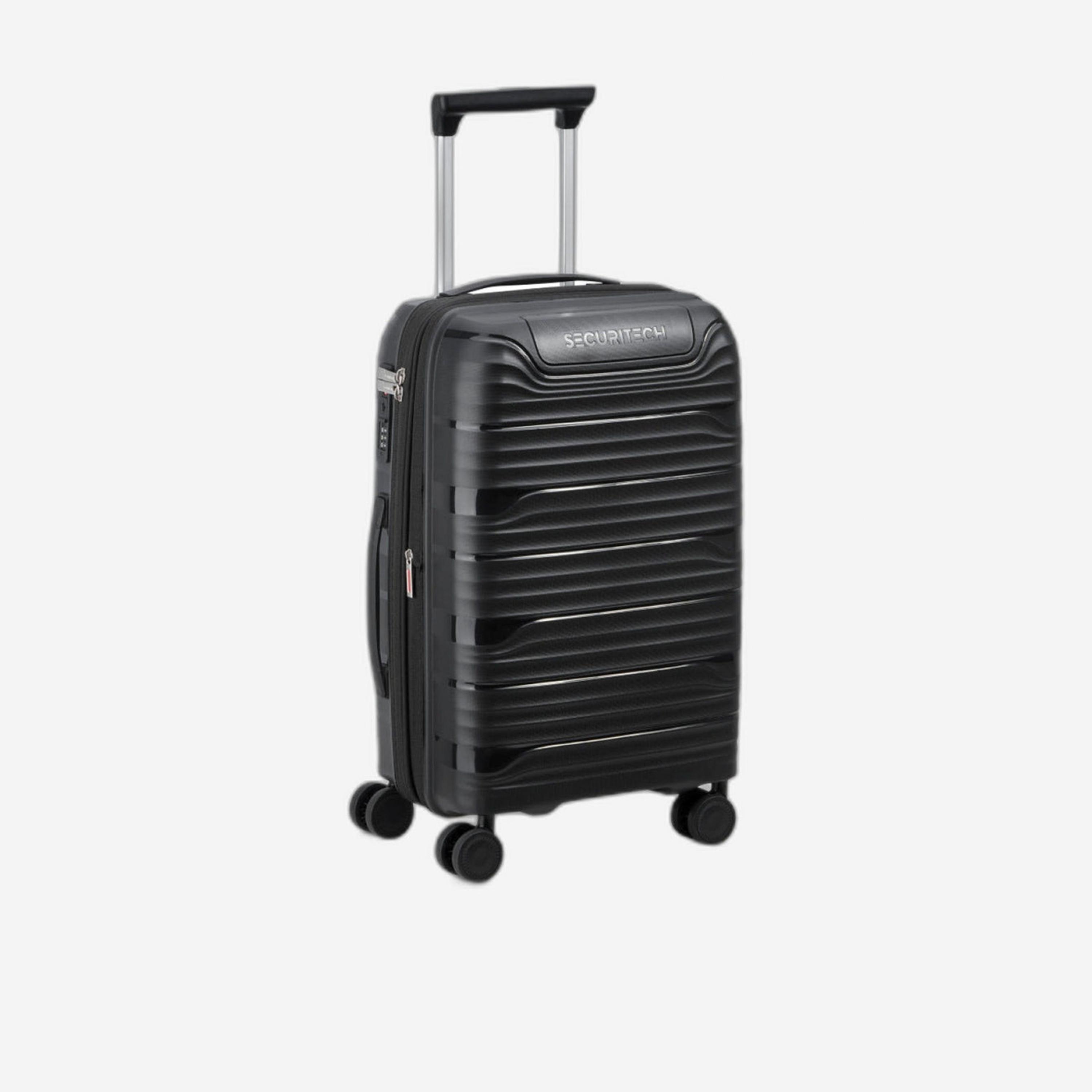 Delsey Paris Securitech Dune Set of 3 Polycarbonate with ABS Hard Sided 4-Wheeler Spinner Trolley Bag with TSA Lock-travel-luggagesandbags-luggage-image-6