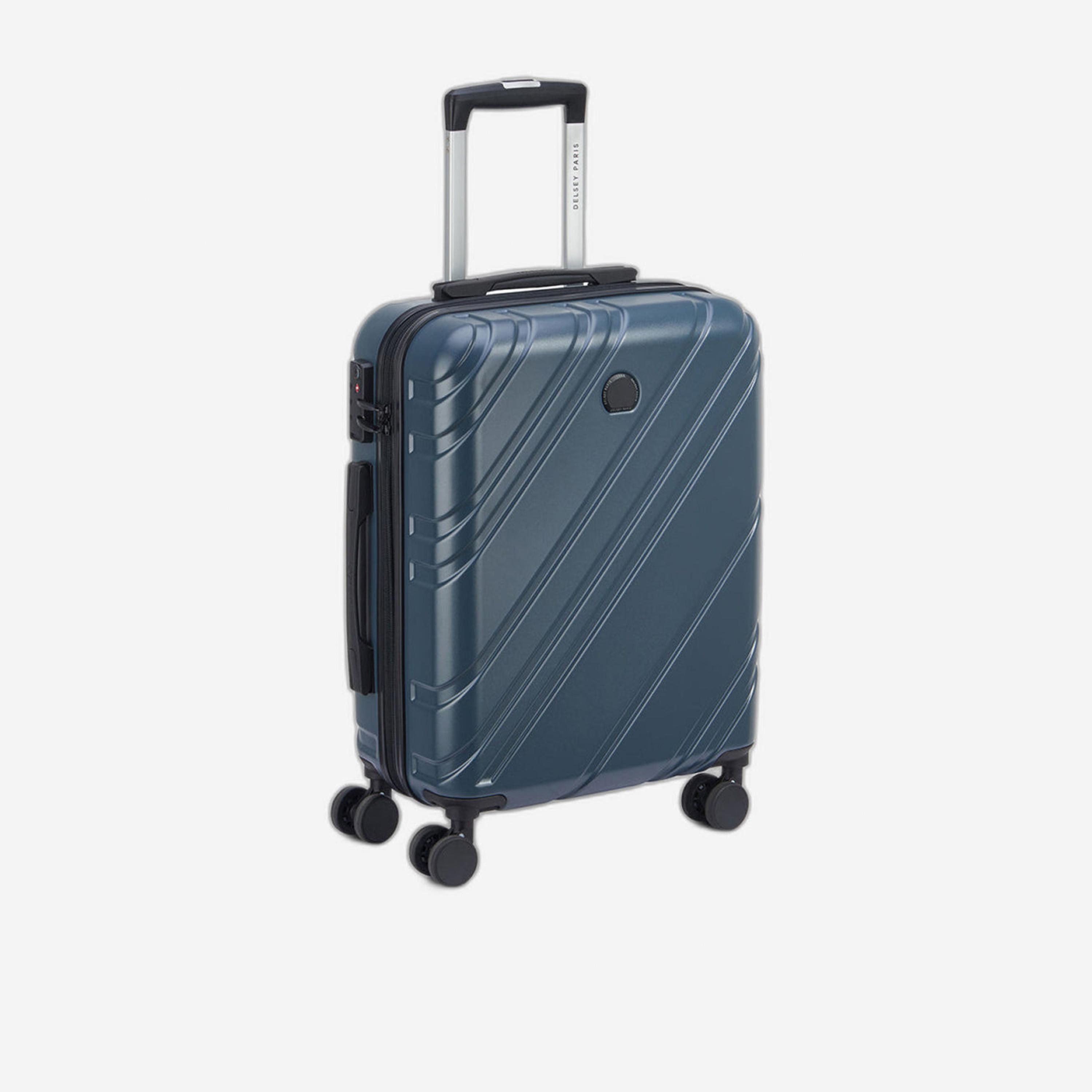 Delsey Paris Maxence 55 CM Small Cabin Polycarbonate with ABS Hard Sided 4-Wheeler Spinner Trolley Bag with TSA Lock-travel-luggagesandbags-luggage-image-5