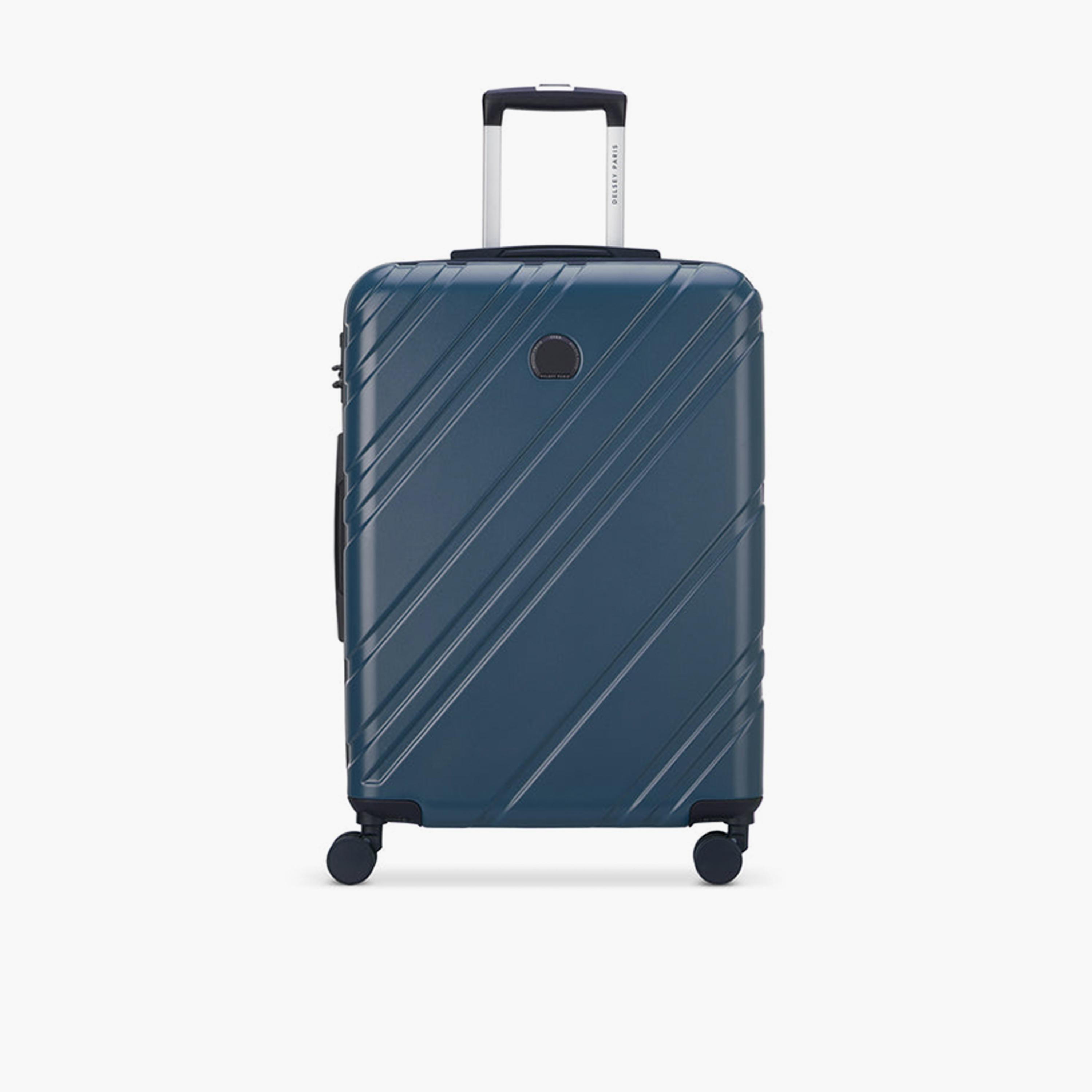 Delsey Paris Maxence 70 CM Medium Check-in Polycarbonate with ABS Hard Sided 4-Wheeler Spinner Trolley Bag with TSA Lock-travel-luggagesandbags-luggage-image-1