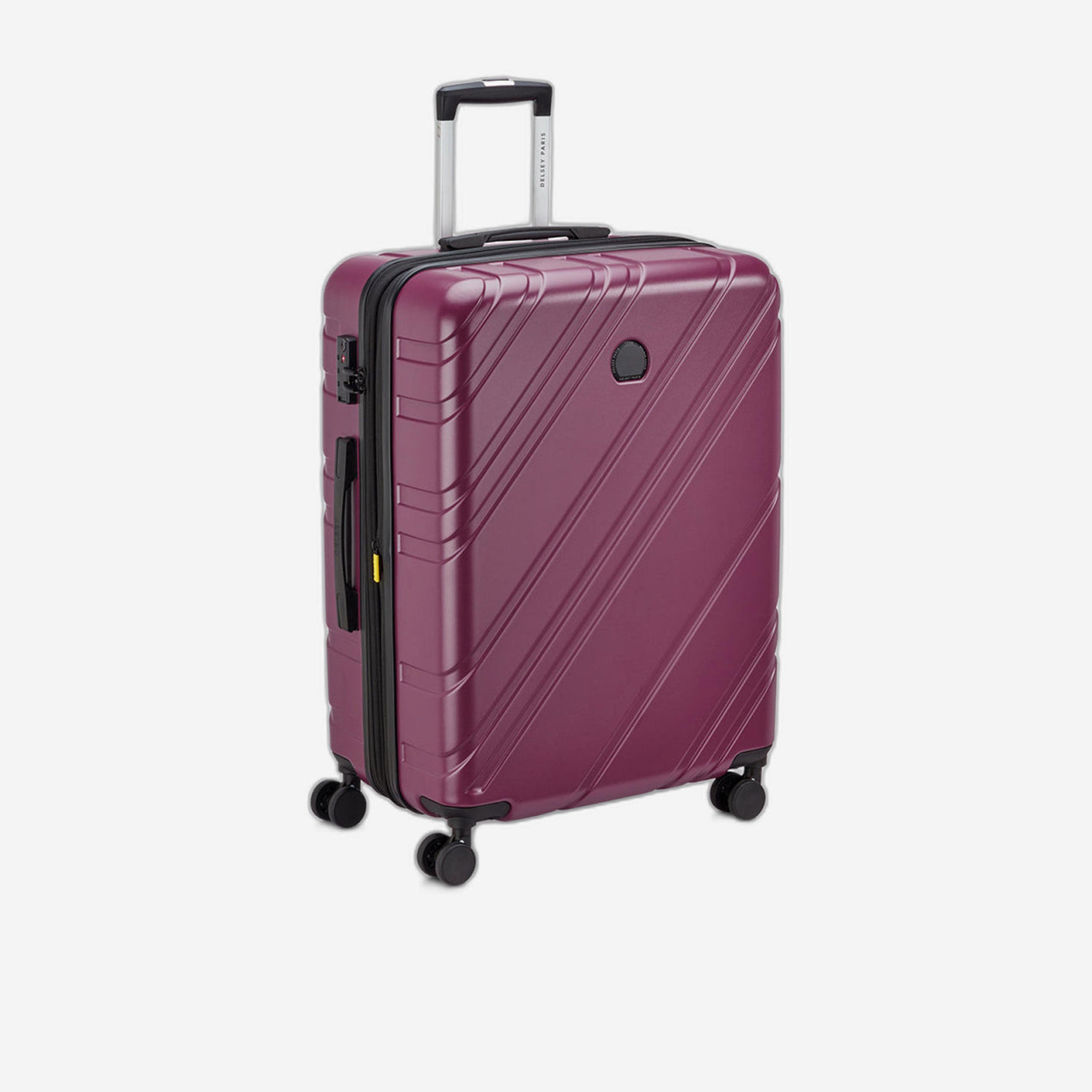 Delsey Paris Maxence 70 CM Medium Check-in Polycarbonate with ABS Hard Sided 4-Wheeler Spinner Trolley Bag with TSA Lock-travel-luggagesandbags-luggage-image-5