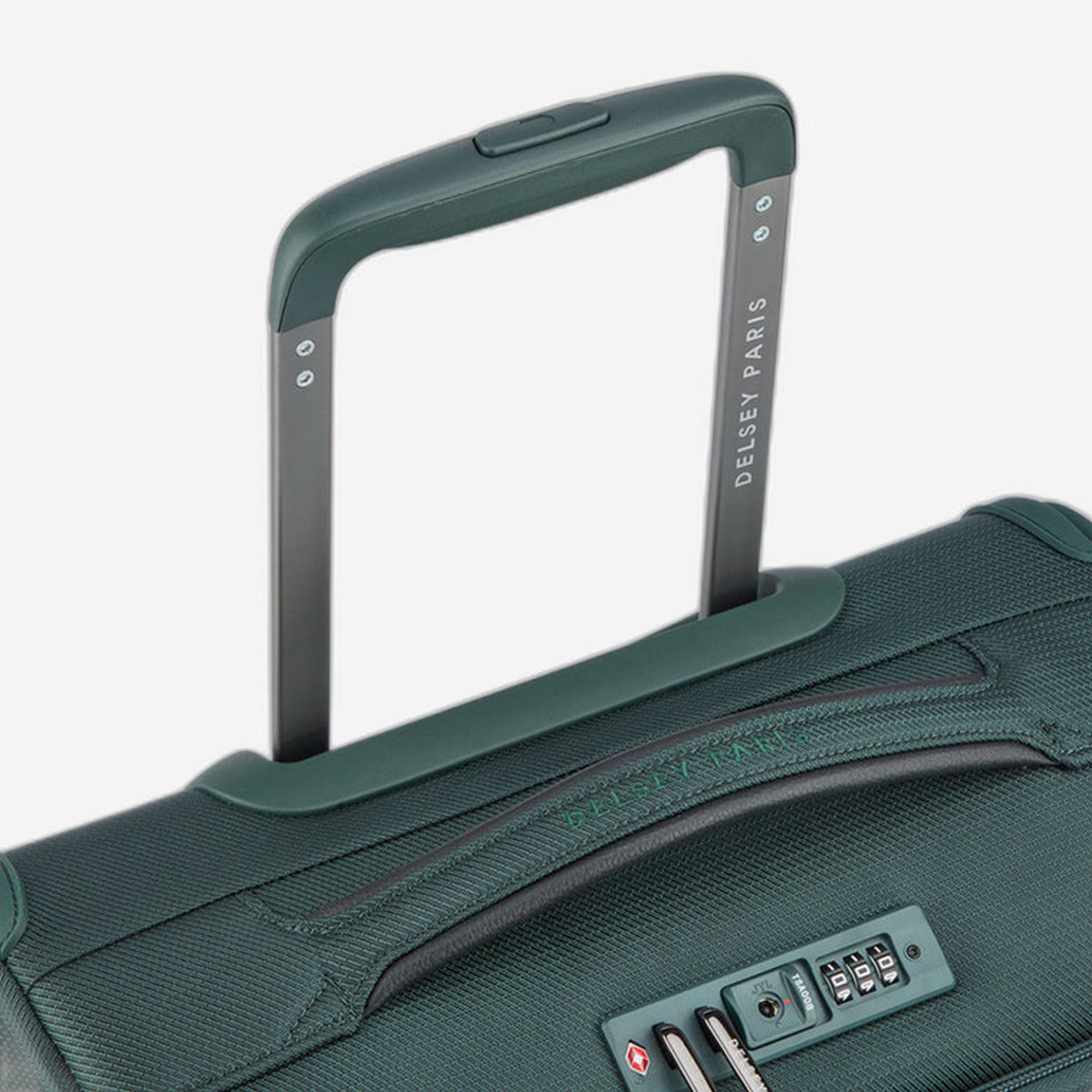 Delsey Paris Montmartre 3.0 55 CM Small Cabin Polyester Soft Sided 4-Wheeler Spinner Trolley Bag with TSA Lock-travel-luggagesandbags-luggage-image-8