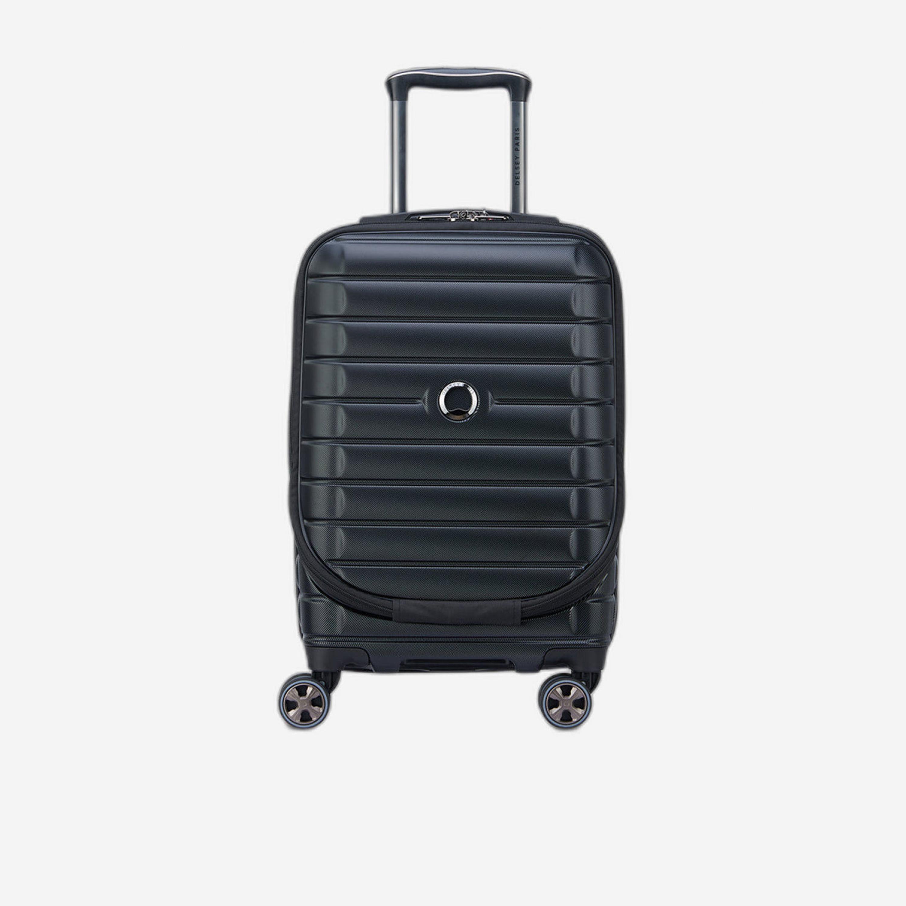 Delsey Paris Shadow 5.0 55 CM Small Cabin Polycarbonate with ABS Hard Sided 4-Wheeler Spinner Trolley Bag with TSA Lock-travel-luggagesandbags-luggage-image-1