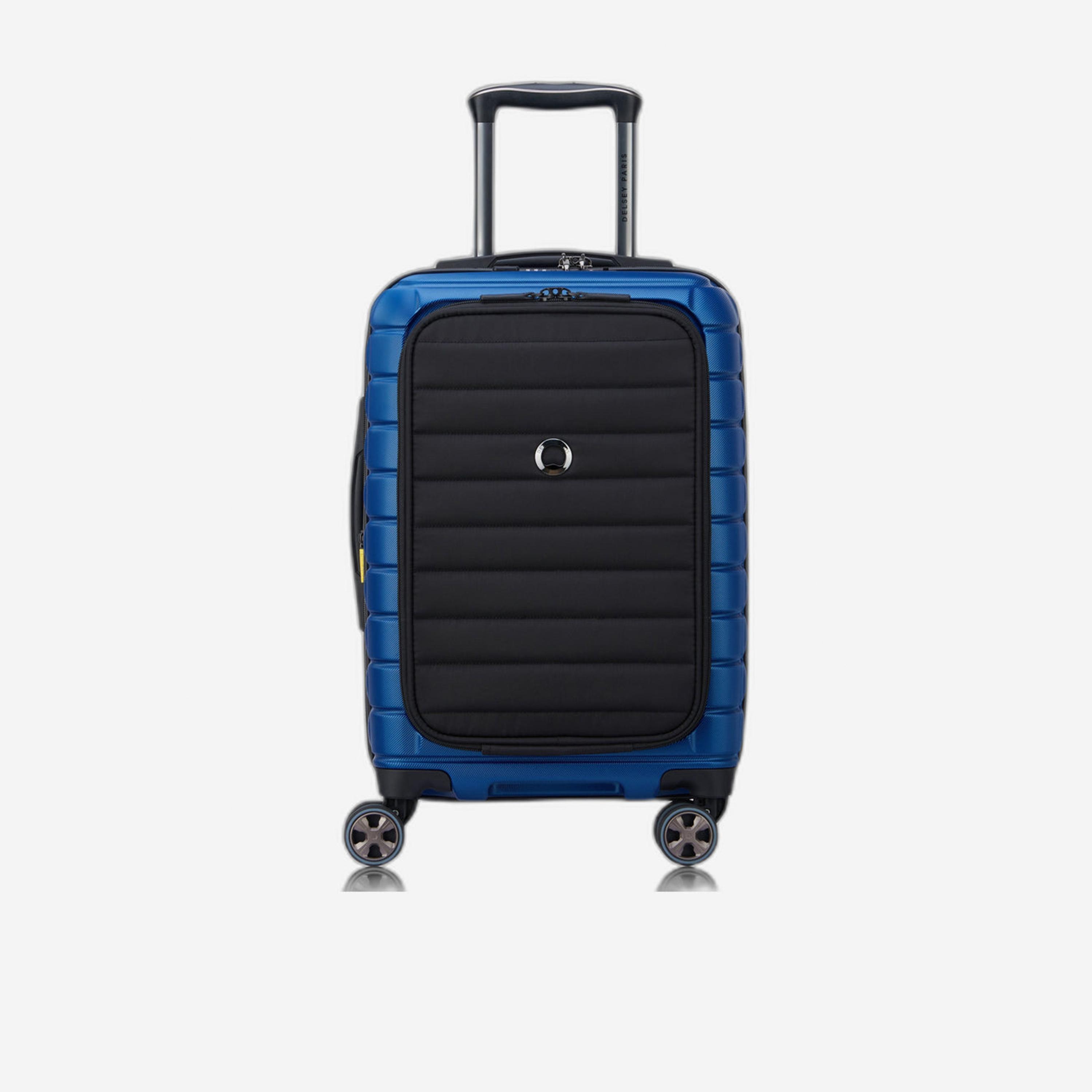 Delsey Paris Shadow 5.0 55 CM Small Cabin Polycarbonate with ABS Hard Sided 4-Wheeler Spinner Trolley Bag with TSA Lock-travel-luggagesandbags-luggage-image-1