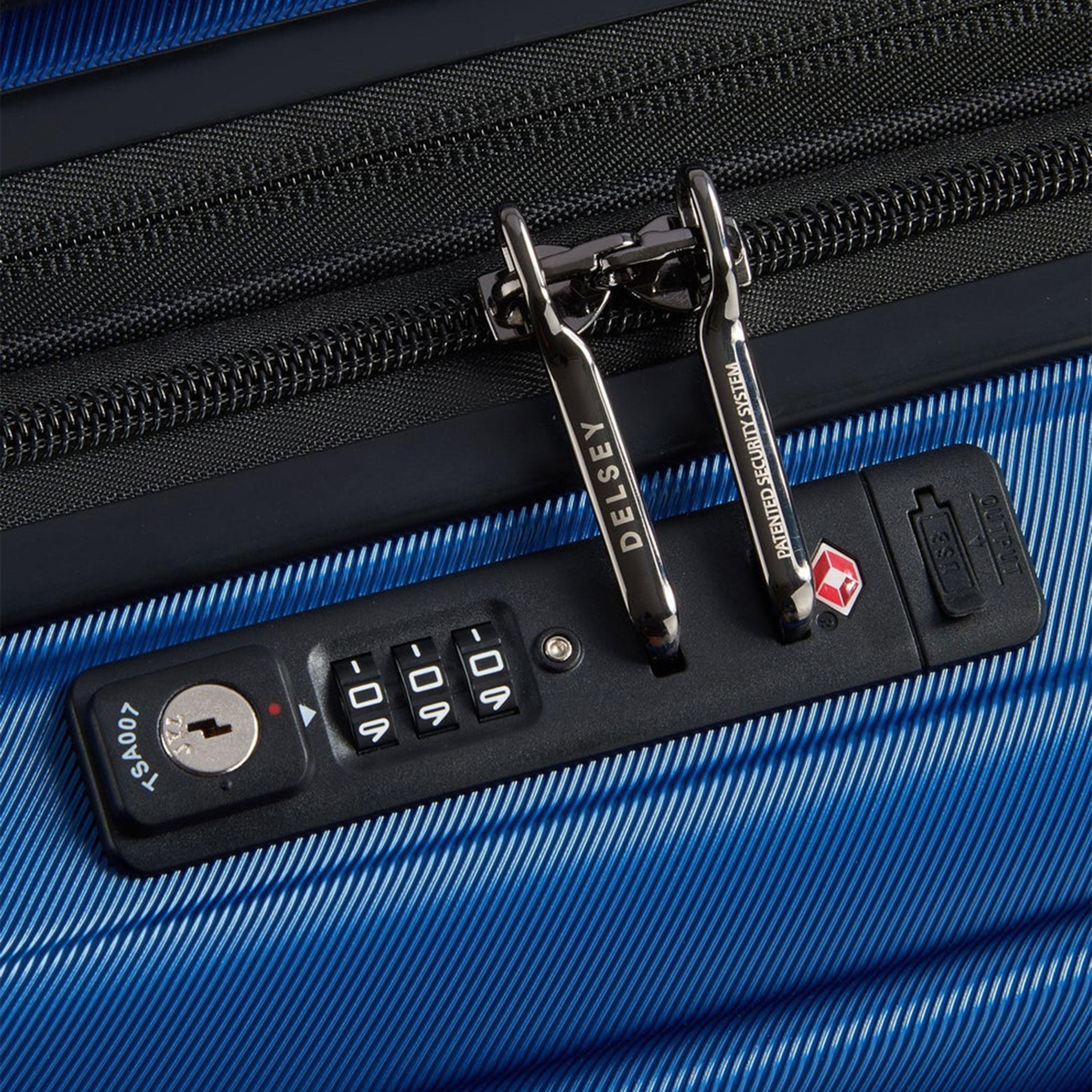 Delsey Paris Shadow 5.0 55 CM Small Cabin Polycarbonate with ABS Hard Sided 4-Wheeler Spinner Trolley Bag with TSA Lock-travel-luggagesandbags-luggage-image-8