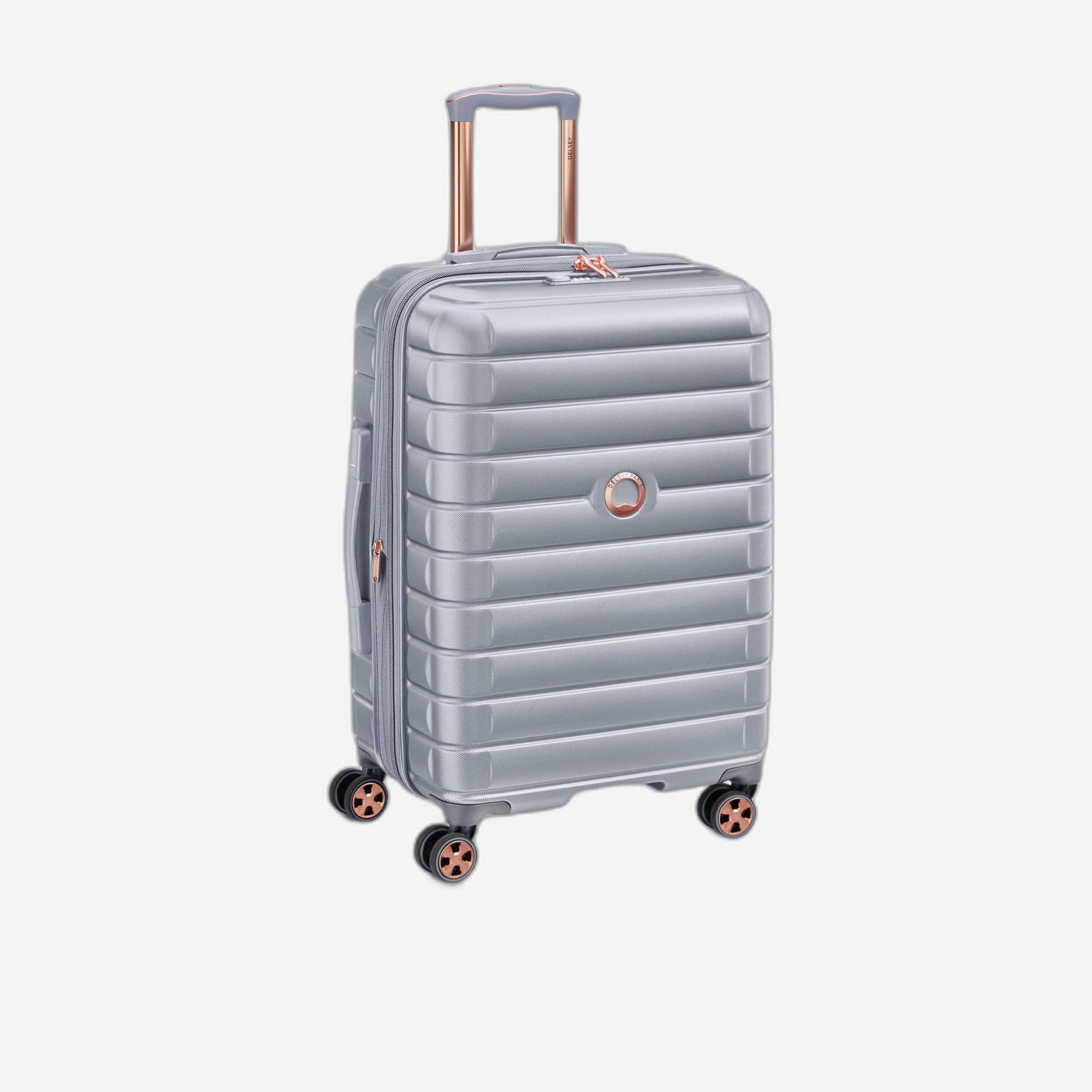 Delsey Paris Shadow 5.0 55 CM Small Cabin Polycarbonate with ABS Hard Sided 4-Wheeler Spinner Trolley Bag with TSA Lock-travel-luggagesandbags-luggage-image-5