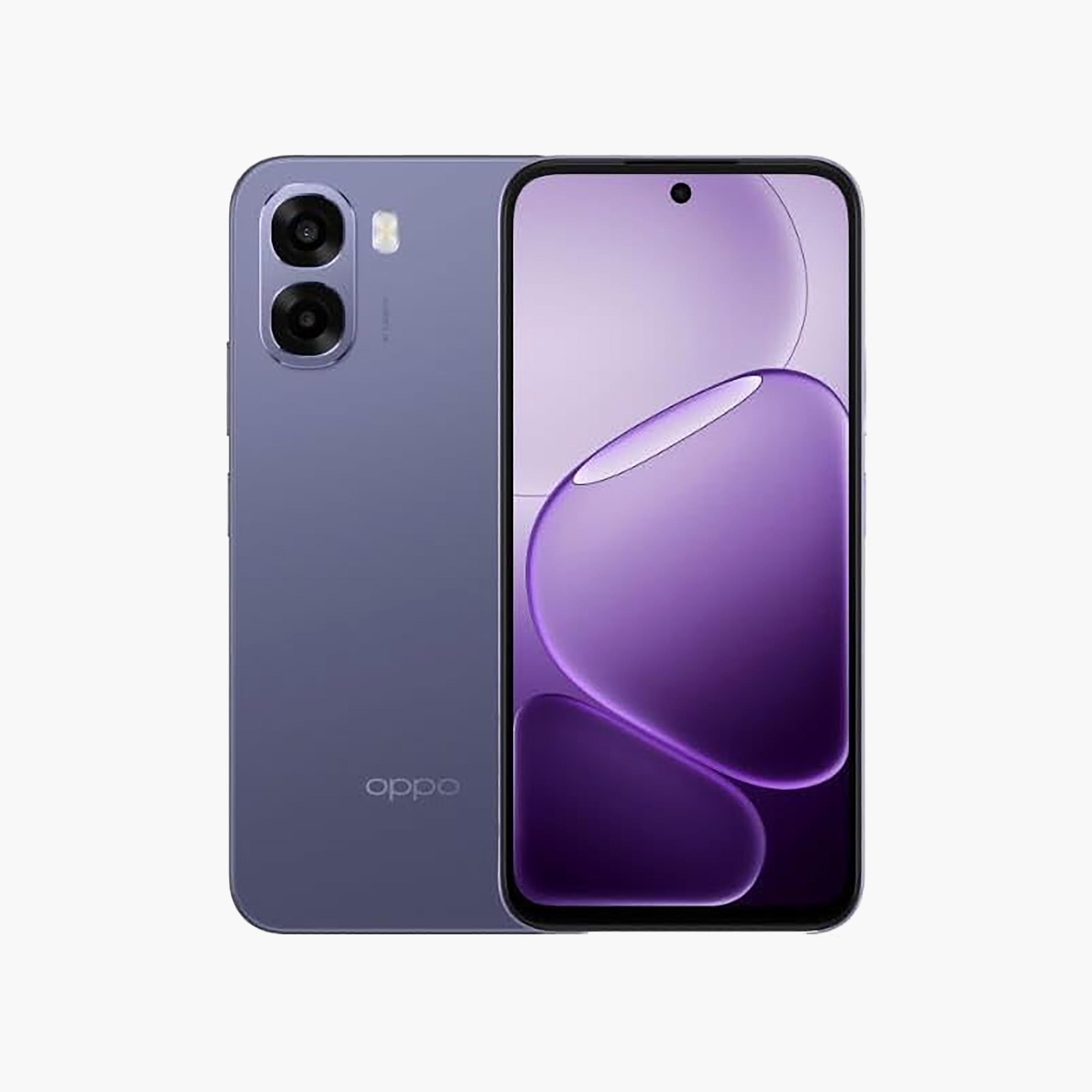 أوبو A6X بلون بنفسجي داكن، يدعم 4G، رام 4 جيجا + 256 جيجا،6.7"،سنابدراجون 685 | CPH2819-electronics-phones-image-1