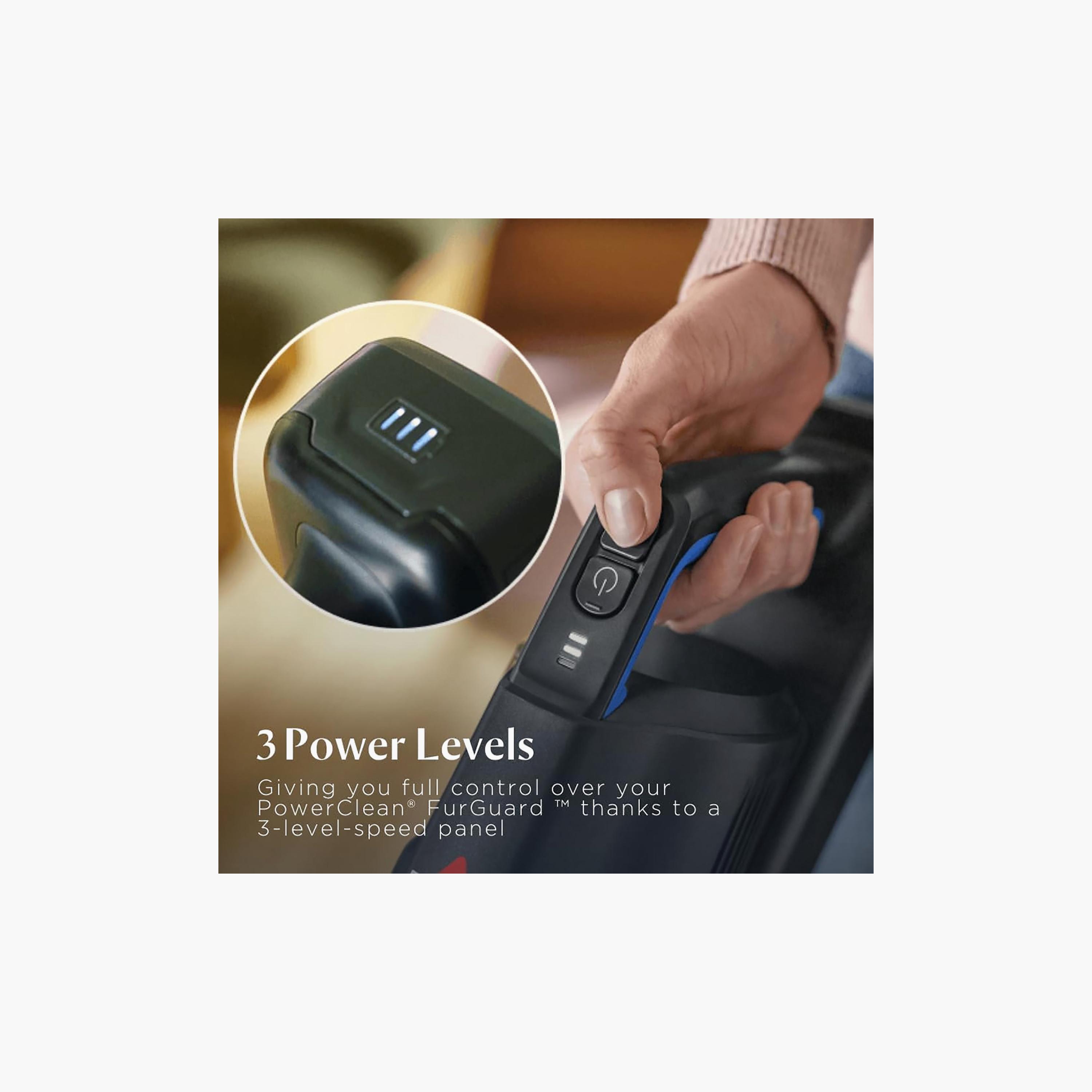 مكنسة بيسيل باور كلين فور جارد العصوية، لون أسود | 4241K-household-appliances-homeappliances-vacuumcleaners-image-4