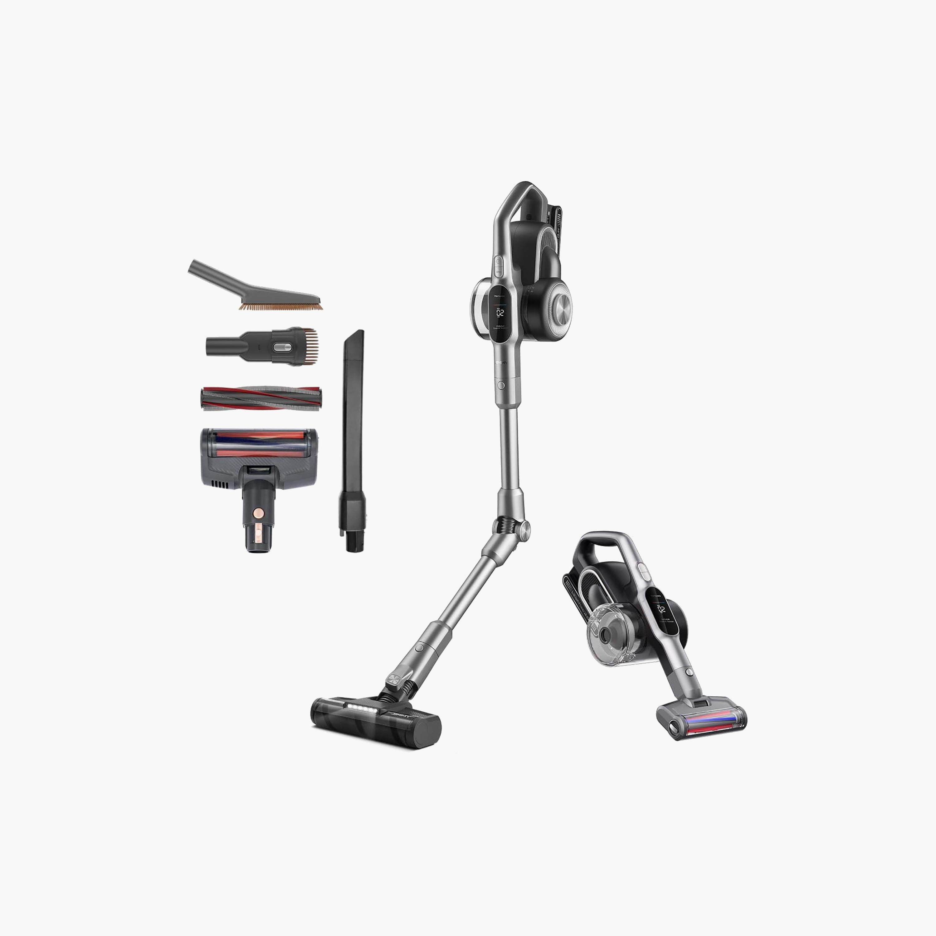 JIMMY Cordless Vacuum Cleaner Grey/Silver | H10 Flex-household-appliances-homeappliances-vacuumcleaners-image-2