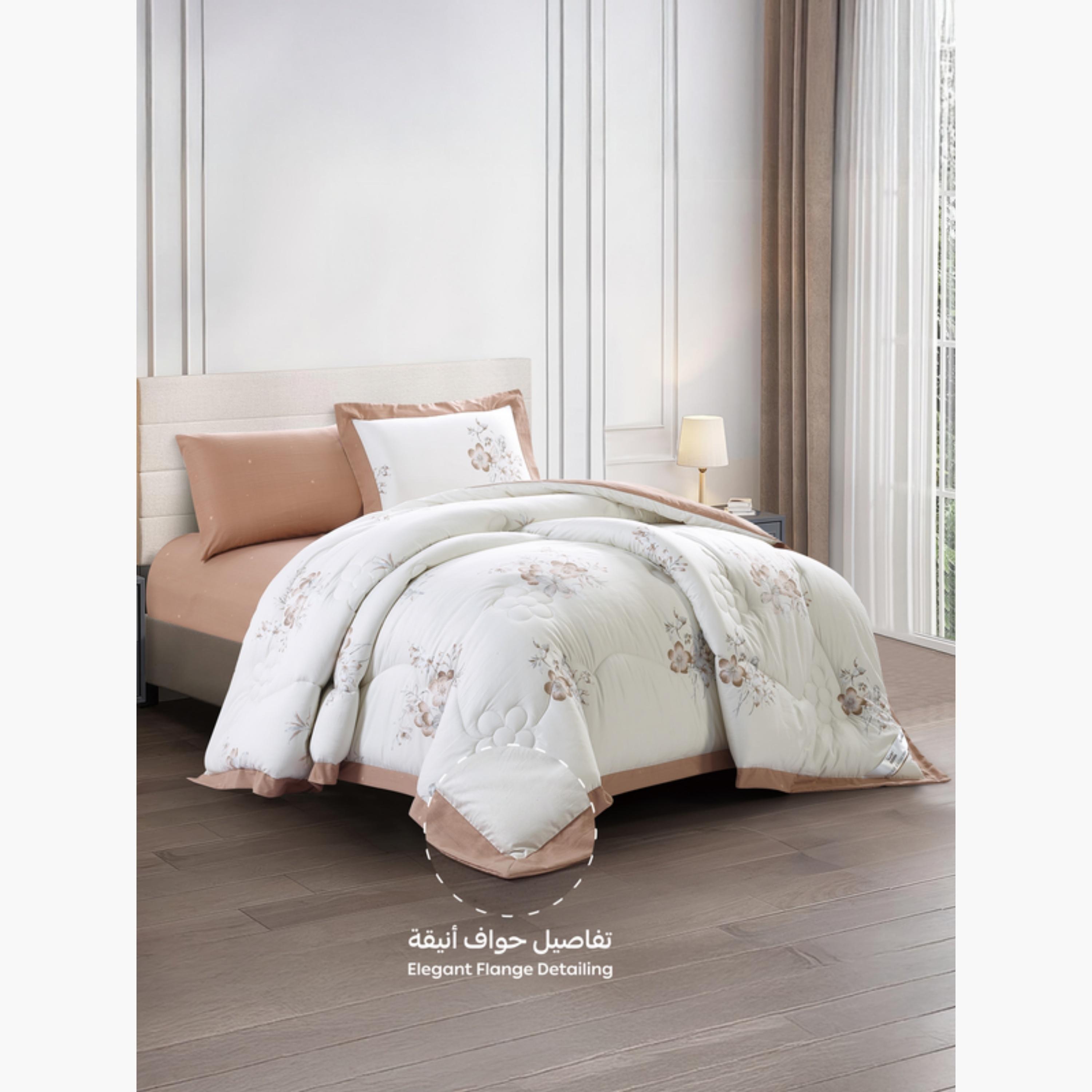 Printed Floral Single Comforter Set-household-bedding-comfortersandbedspreads-comforters-image-1