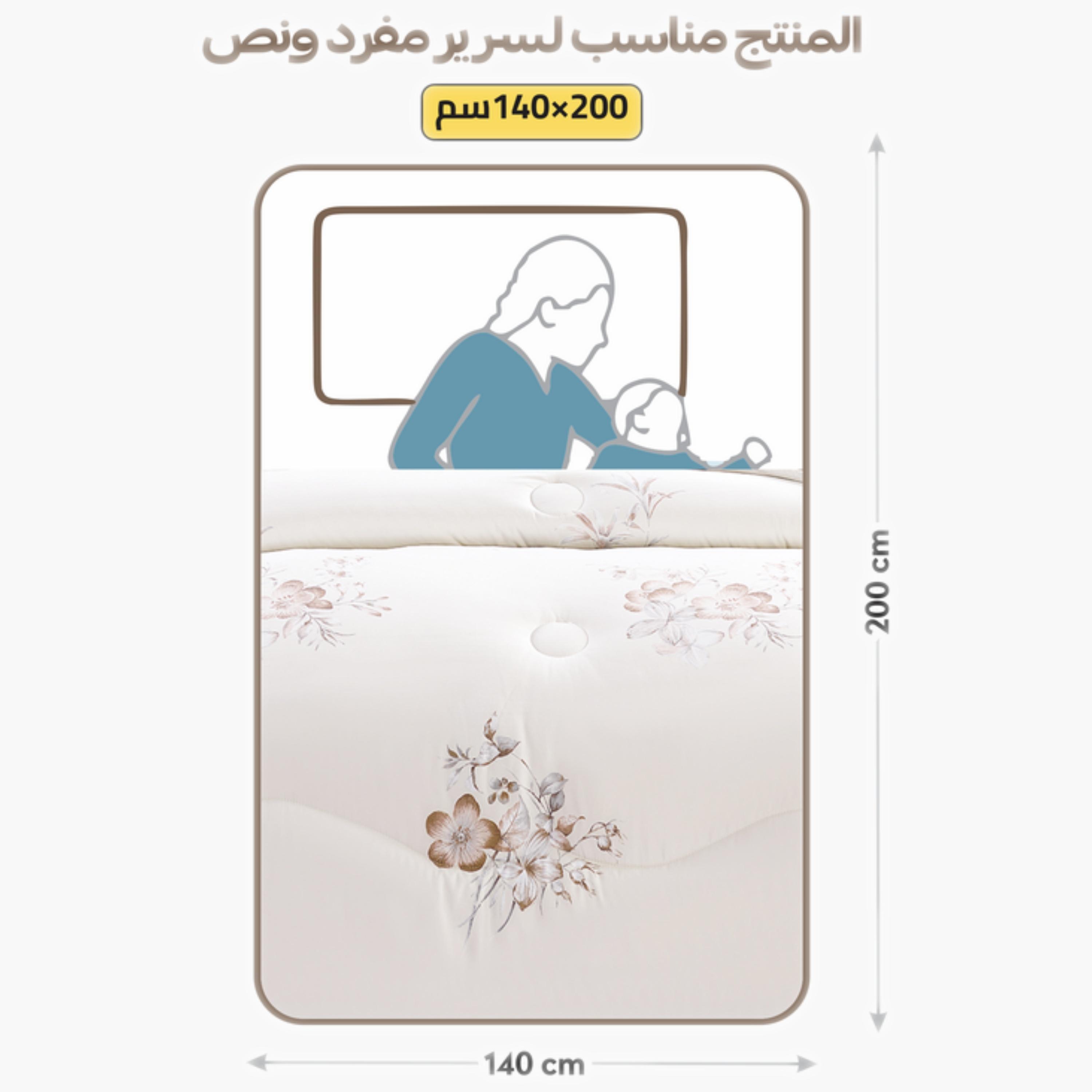 Printed Floral Single Comforter Set-household-bedding-comfortersandbedspreads-comforters-image-2