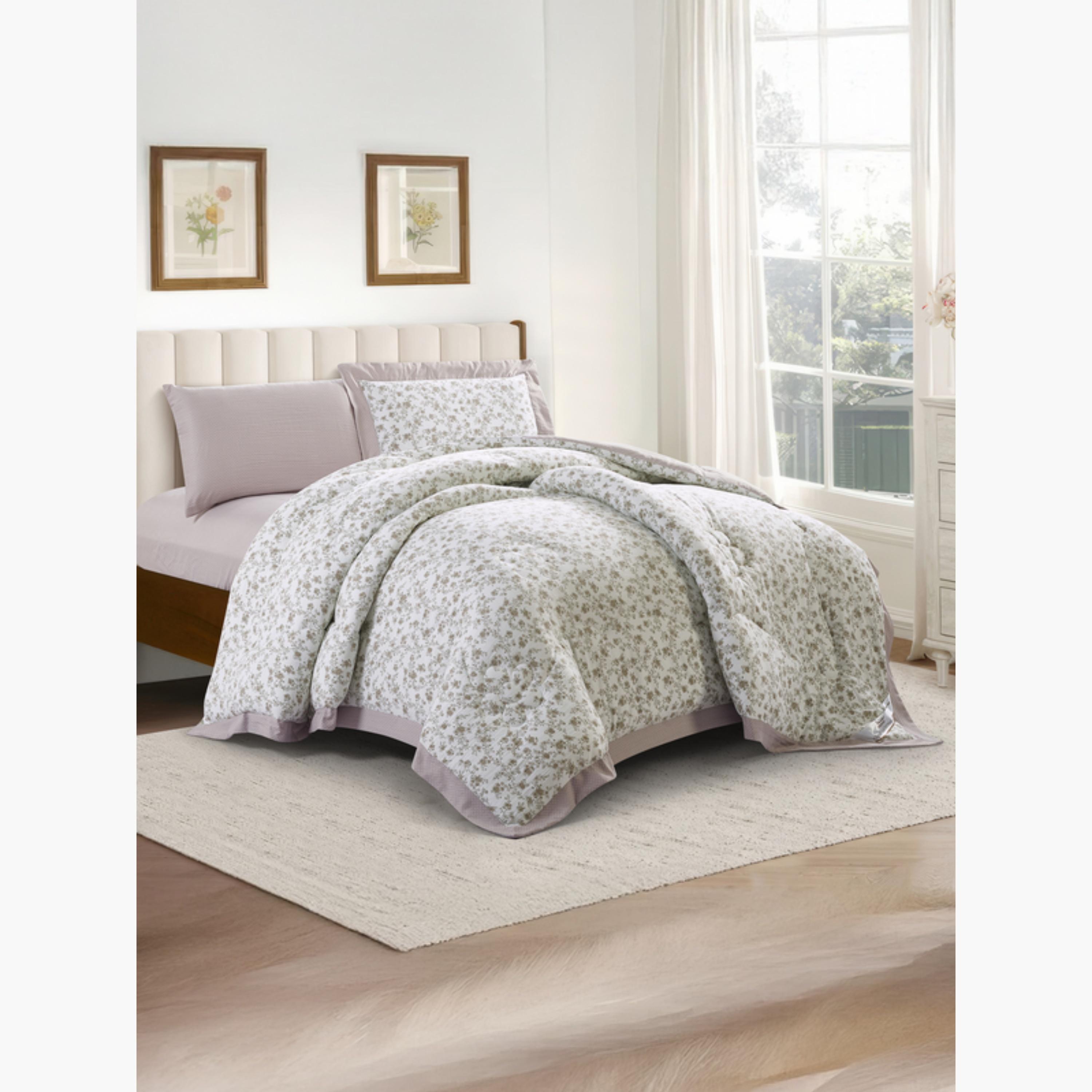 Printed Floral Single Comforter Set-household-bedding-comfortersandbedspreads-comforters-image-34