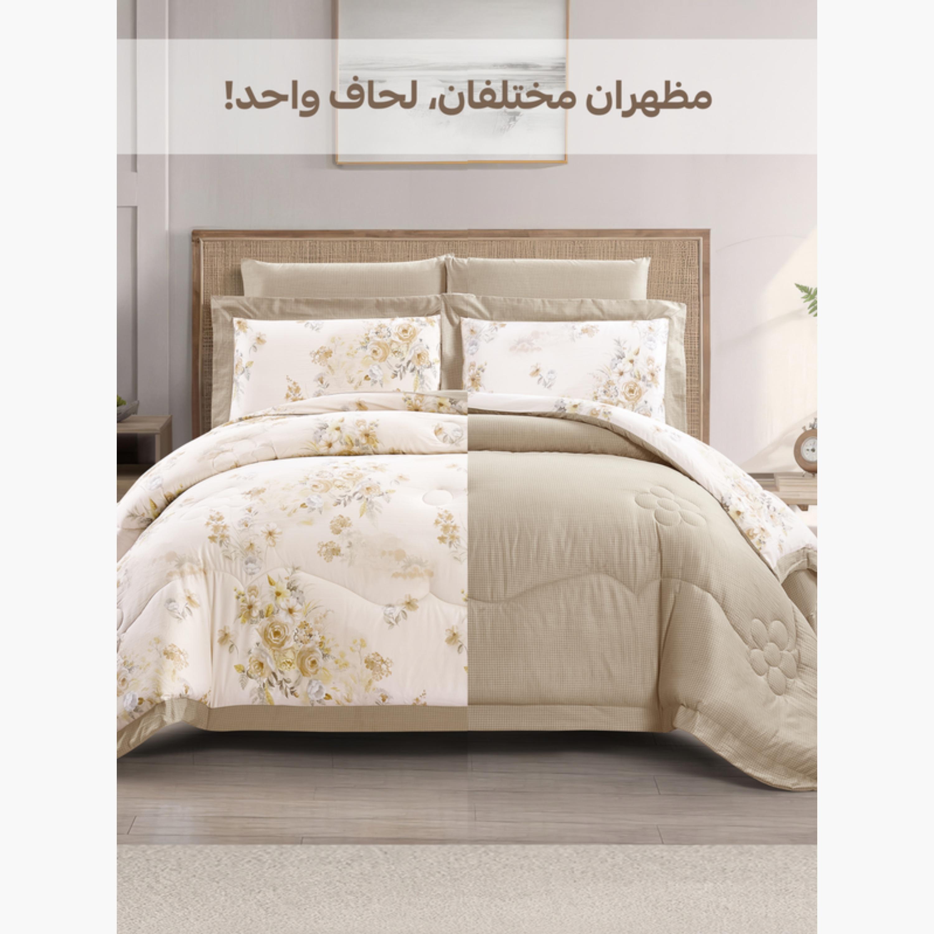 Printed Floral Single Comforter Set-household-bedding-comfortersandbedspreads-comforters-image-46