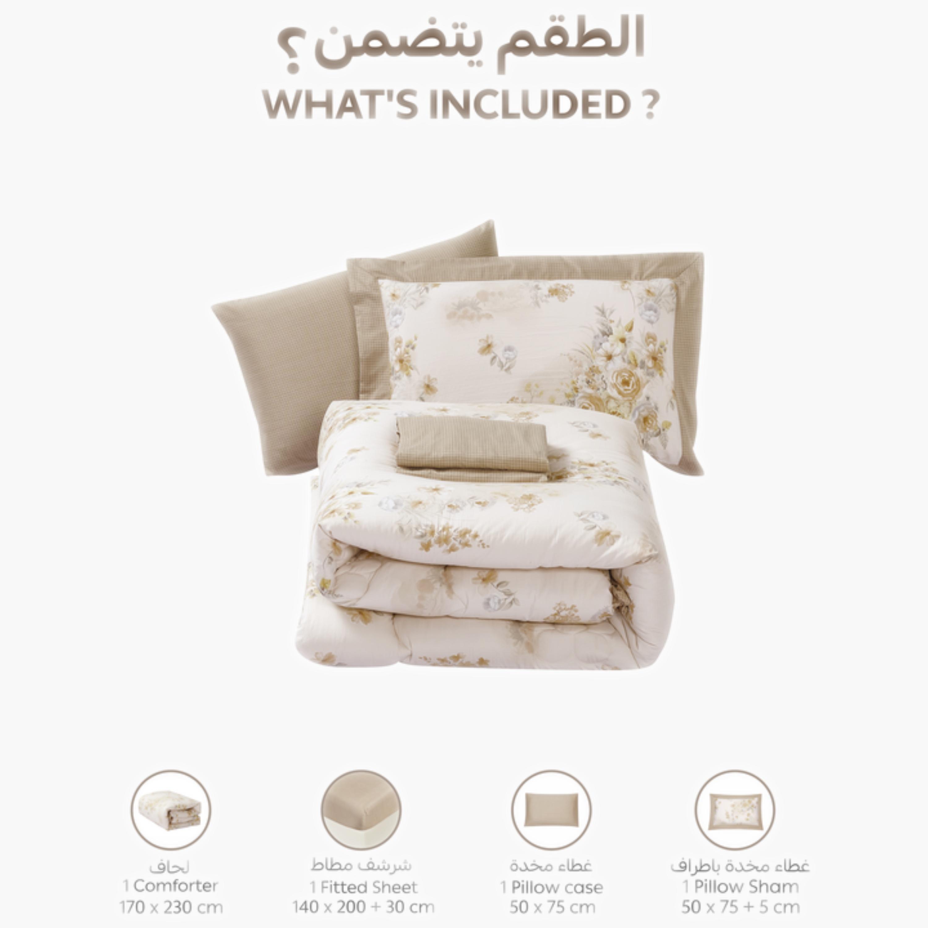 Printed Floral Single Comforter Set-household-bedding-comfortersandbedspreads-comforters-image-47