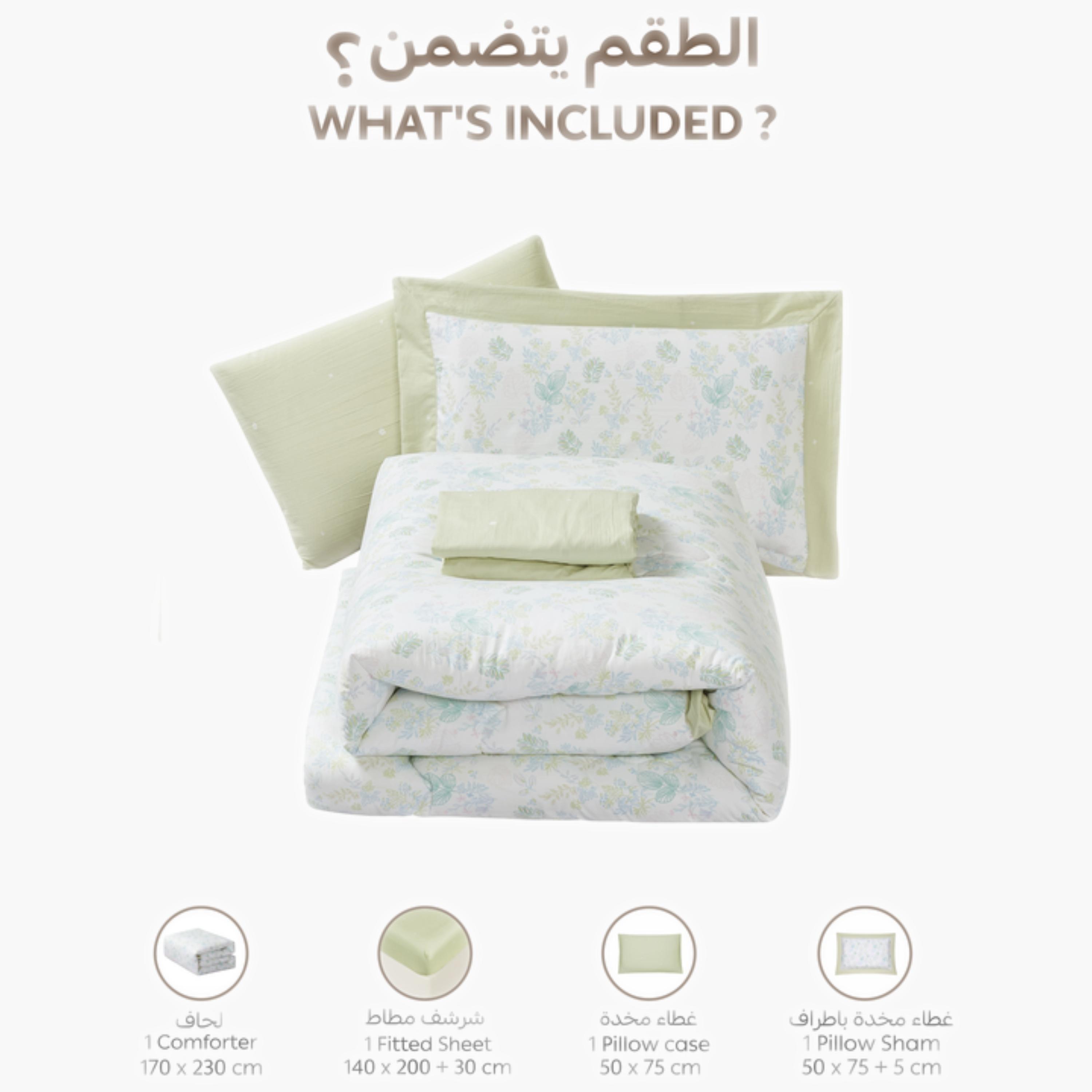Printed Floral Single Comforter Set-household-bedding-comfortersandbedspreads-comforters-image-52