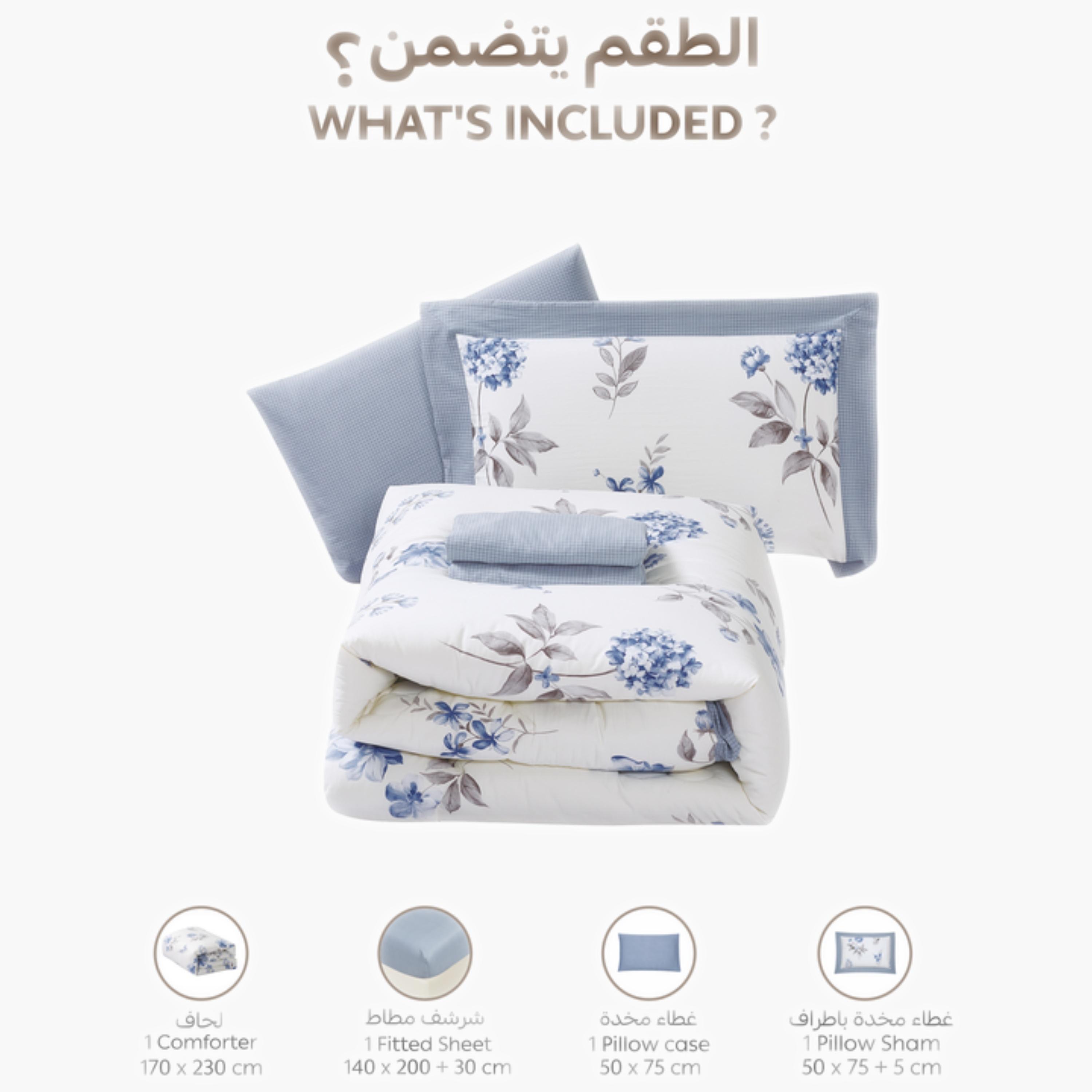 Printed Floral Single Comforter Set-household-bedding-comfortersandbedspreads-comforters-image-67