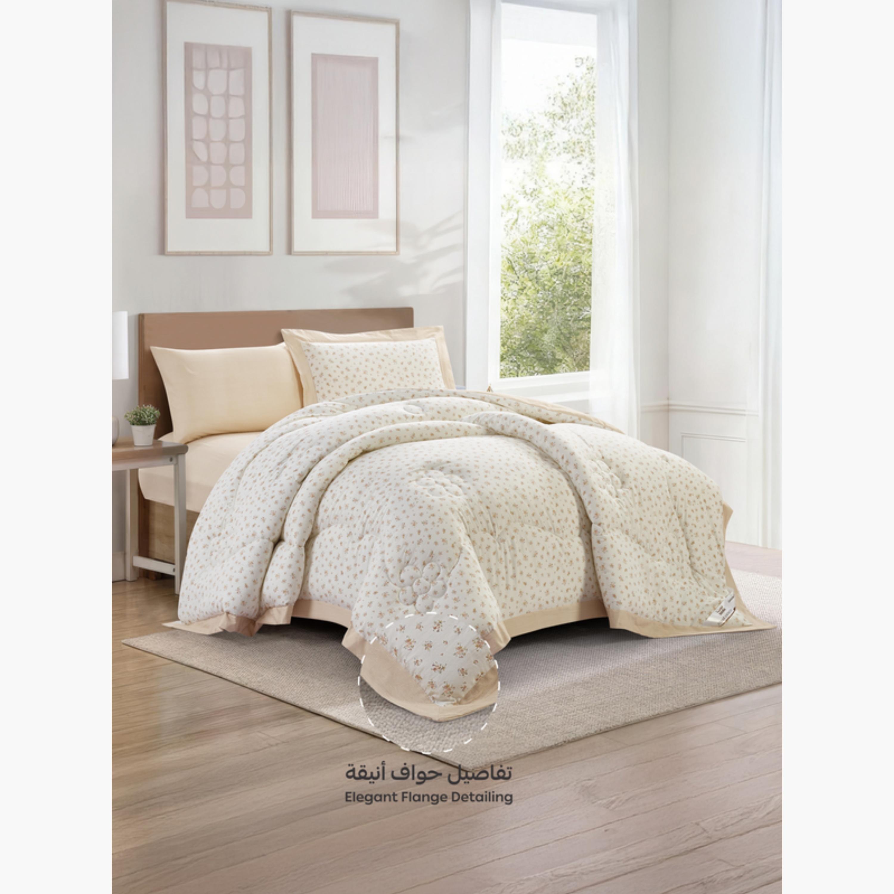 Printed Floral Single Comforter Set-household-bedding-comfortersandbedspreads-comforters-image-79