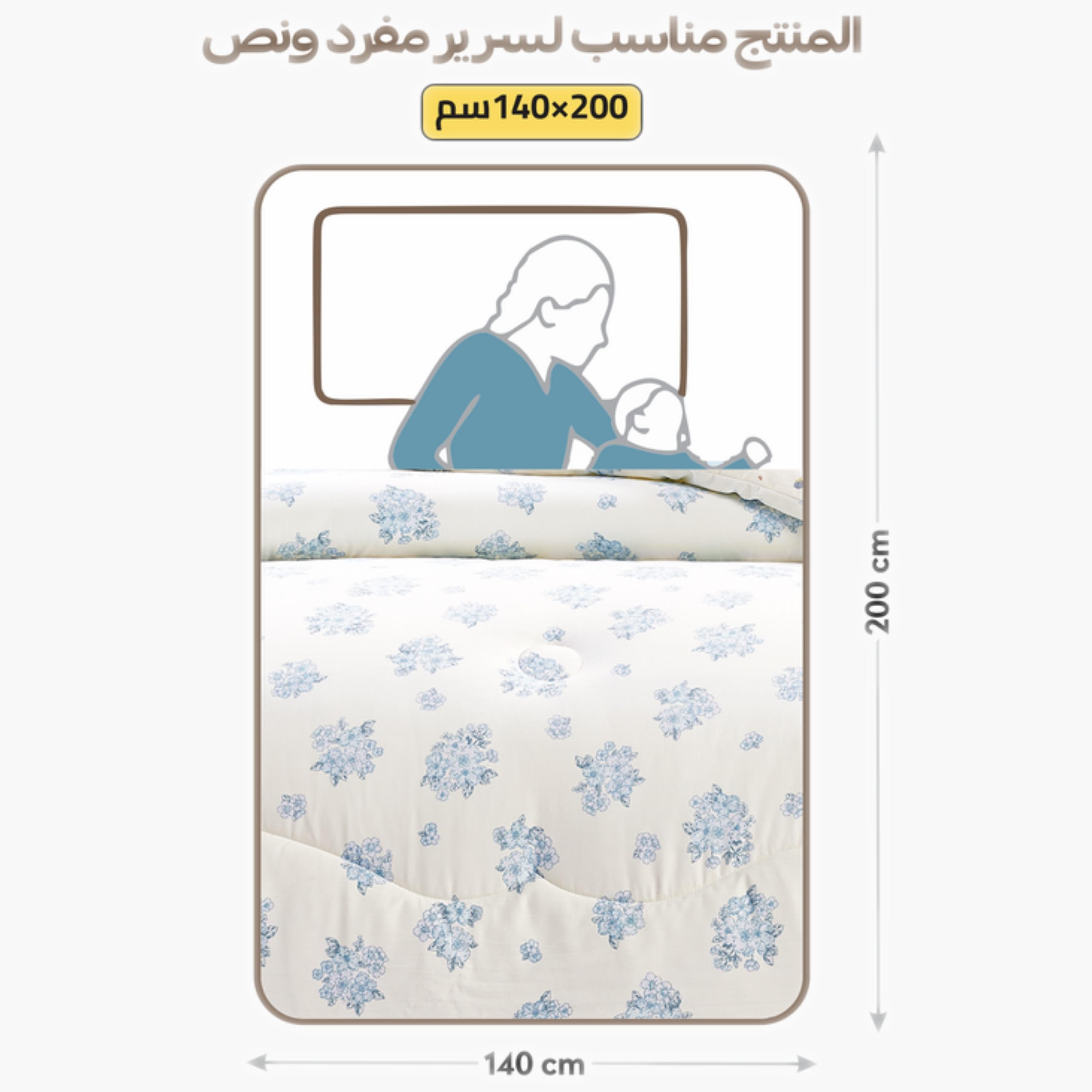 Printed Floral Single Comforter Set-household-bedding-comfortersandbedspreads-comforters-image-92