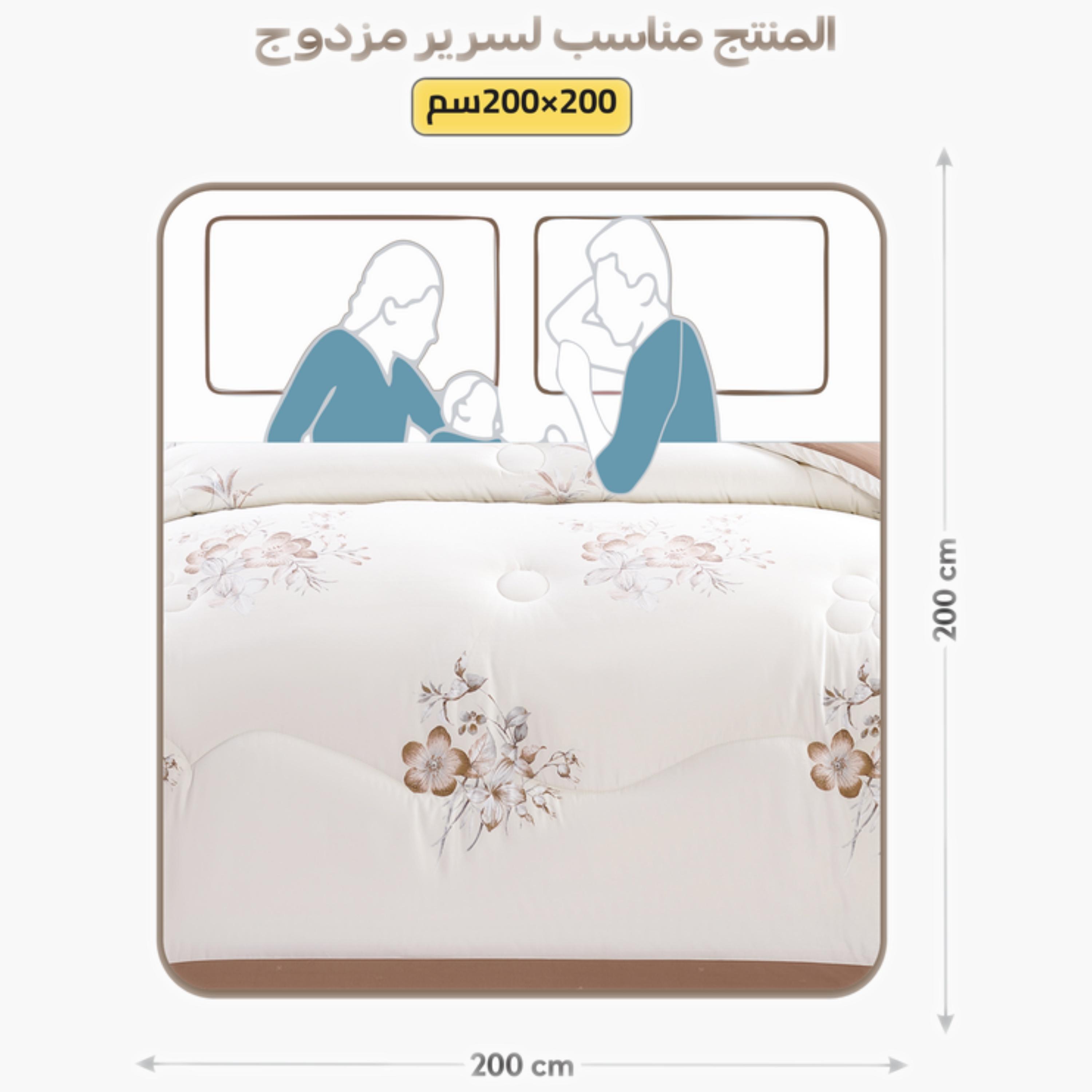 Floral Printed Double Comforter Set-household-bedding-comfortersandbedspreads-comforters-image-1