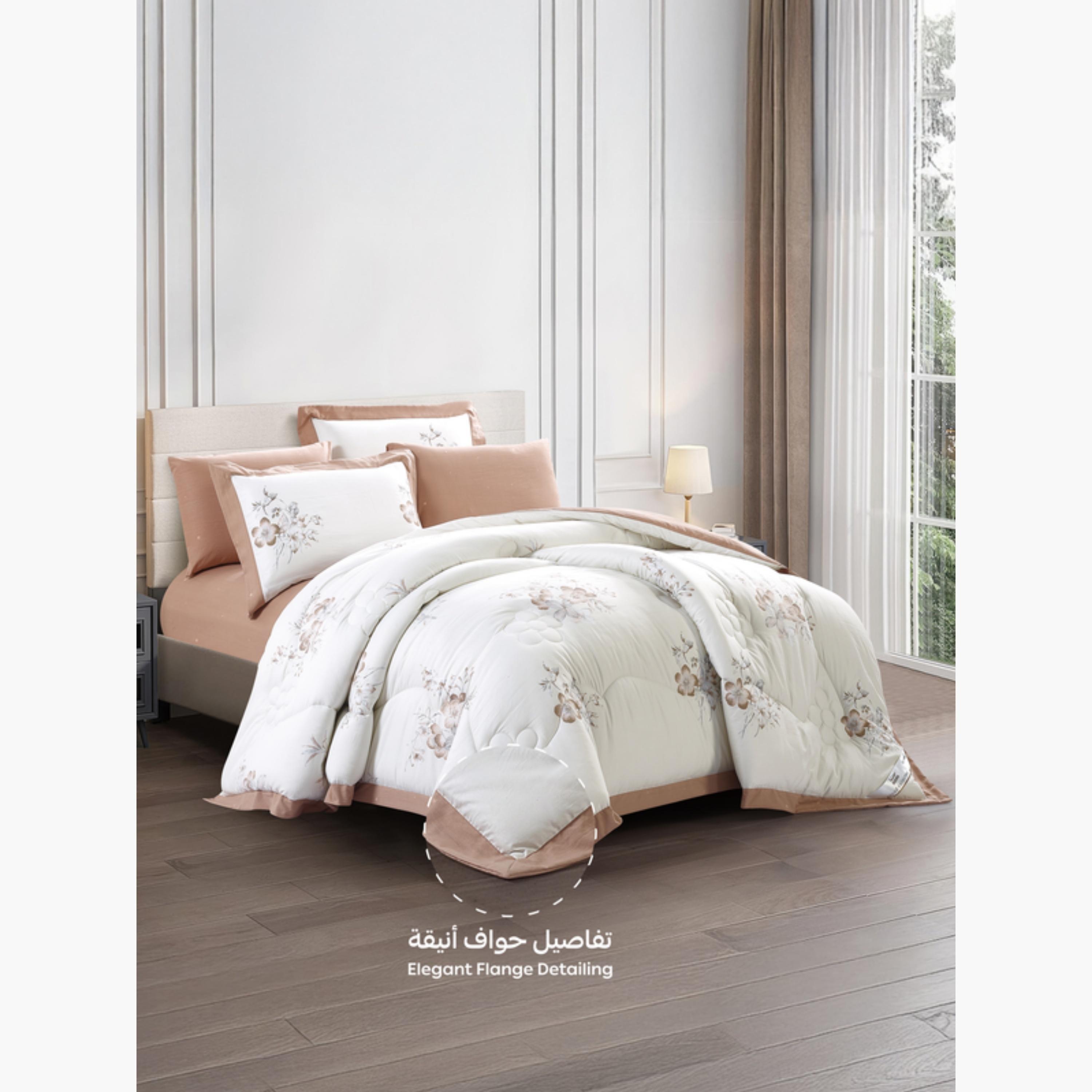 Floral Printed Double Comforter Set-household-bedding-comfortersandbedspreads-comforters-image-2