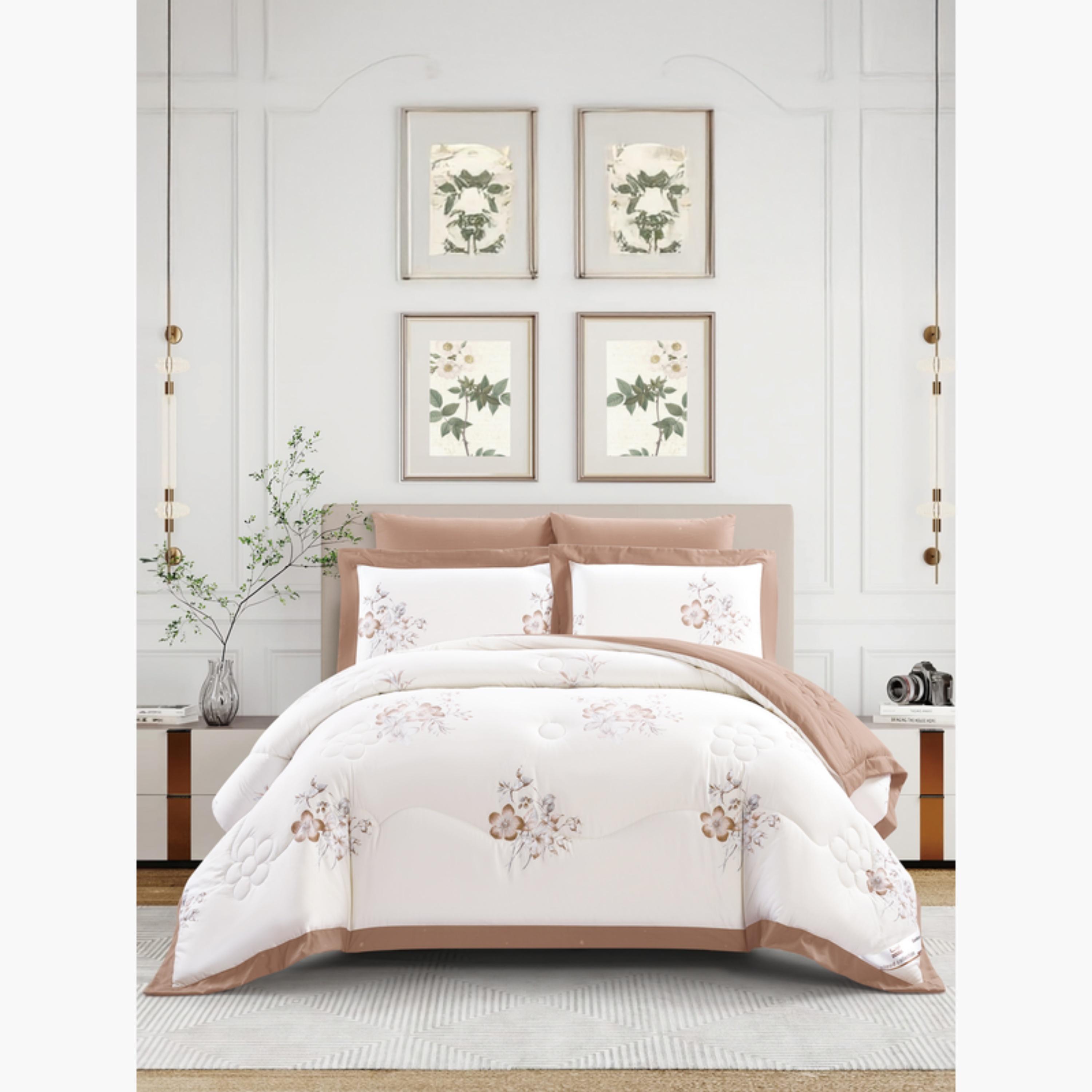 Floral Printed Double Comforter Set-household-bedding-comfortersandbedspreads-comforters-image-3